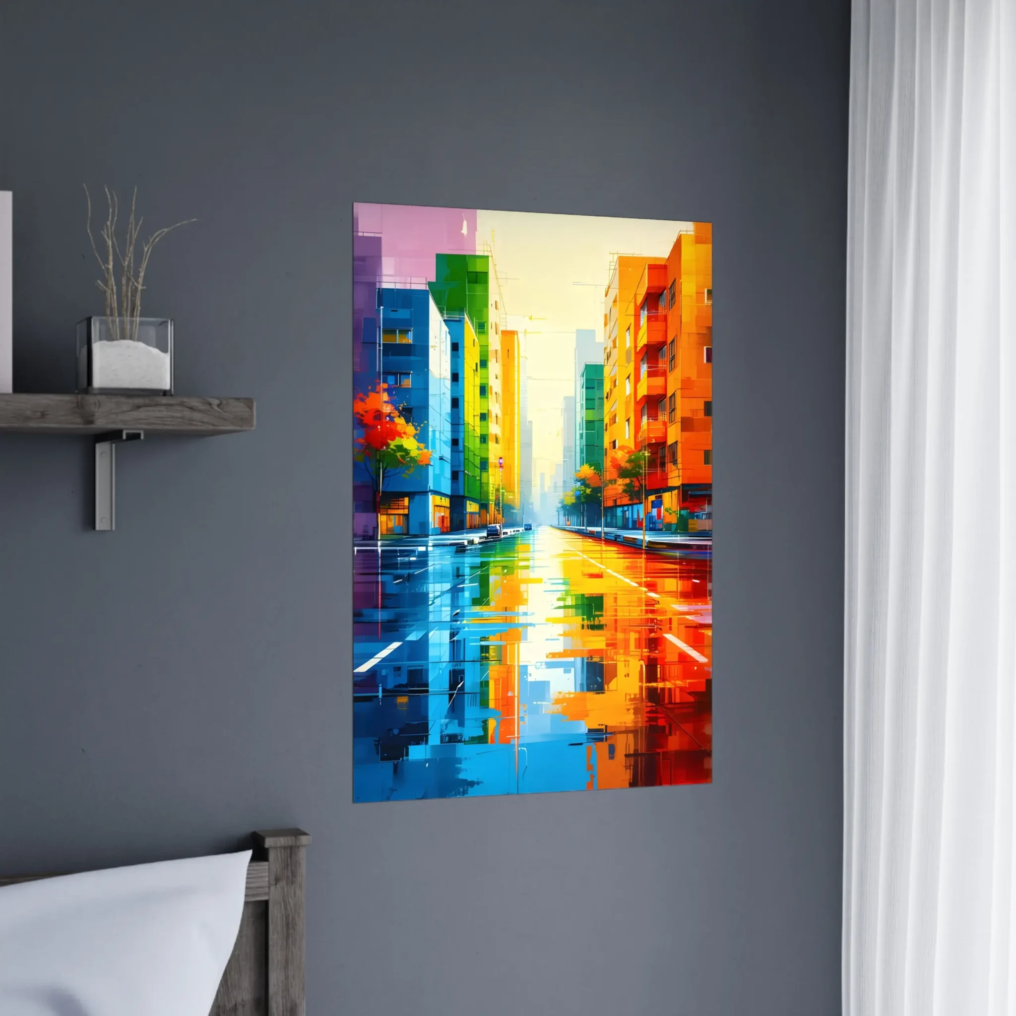 EU Giclée Print Poster BEFORE CLEARING. Fine Art Wall Art with Archival Quality. Printed, packaged, and shipped in the EU. Exclusive ColorVanta design.