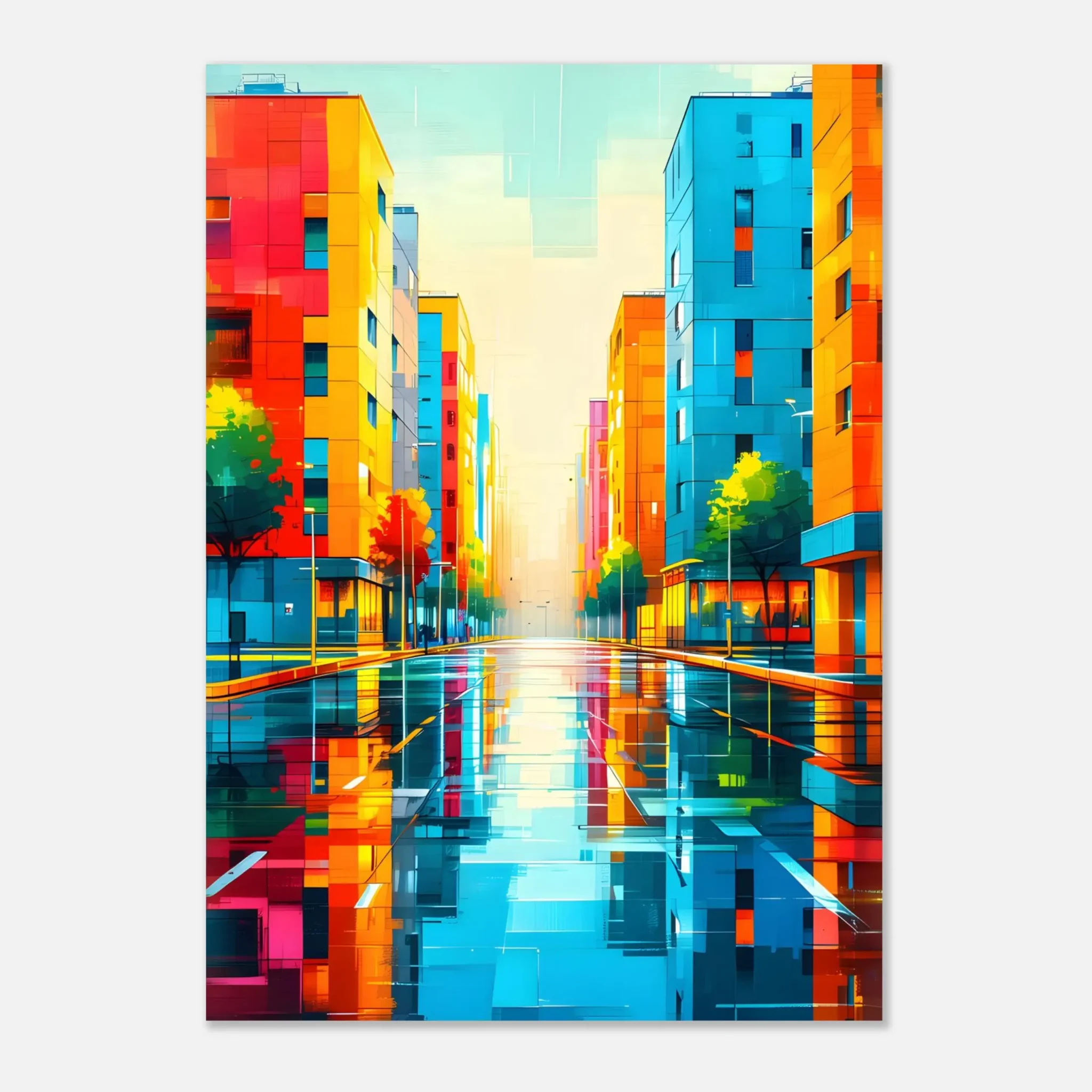 EU Giclée Print Poster INNER PASSAGE. Fine Art Wall Art with Archival Quality. Printed, packaged, and shipped in the EU. Exclusive ColorVanta design.