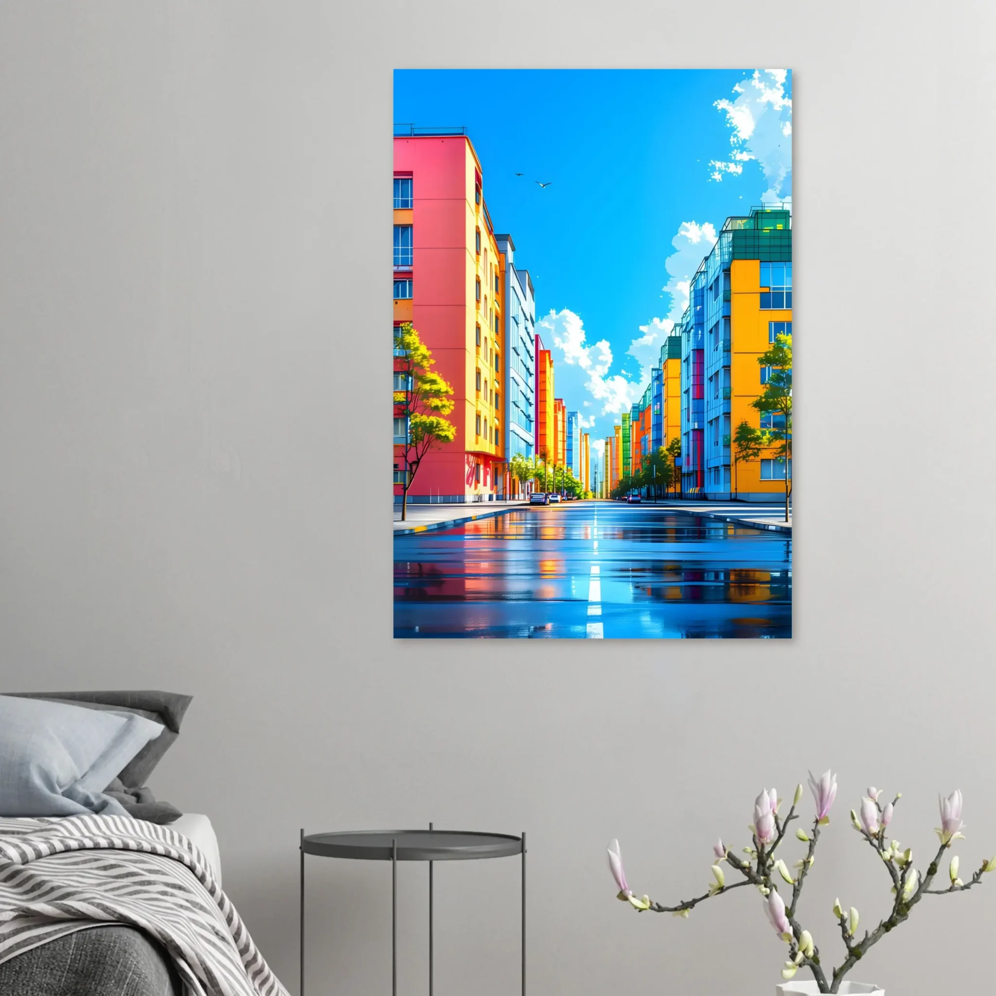 EU Giclée Print Poster UNDER A LIVING SKY. Fine Art Wall Art with Archival Quality. Printed, packaged, and shipped in the EU. Exclusive ColorVanta design.