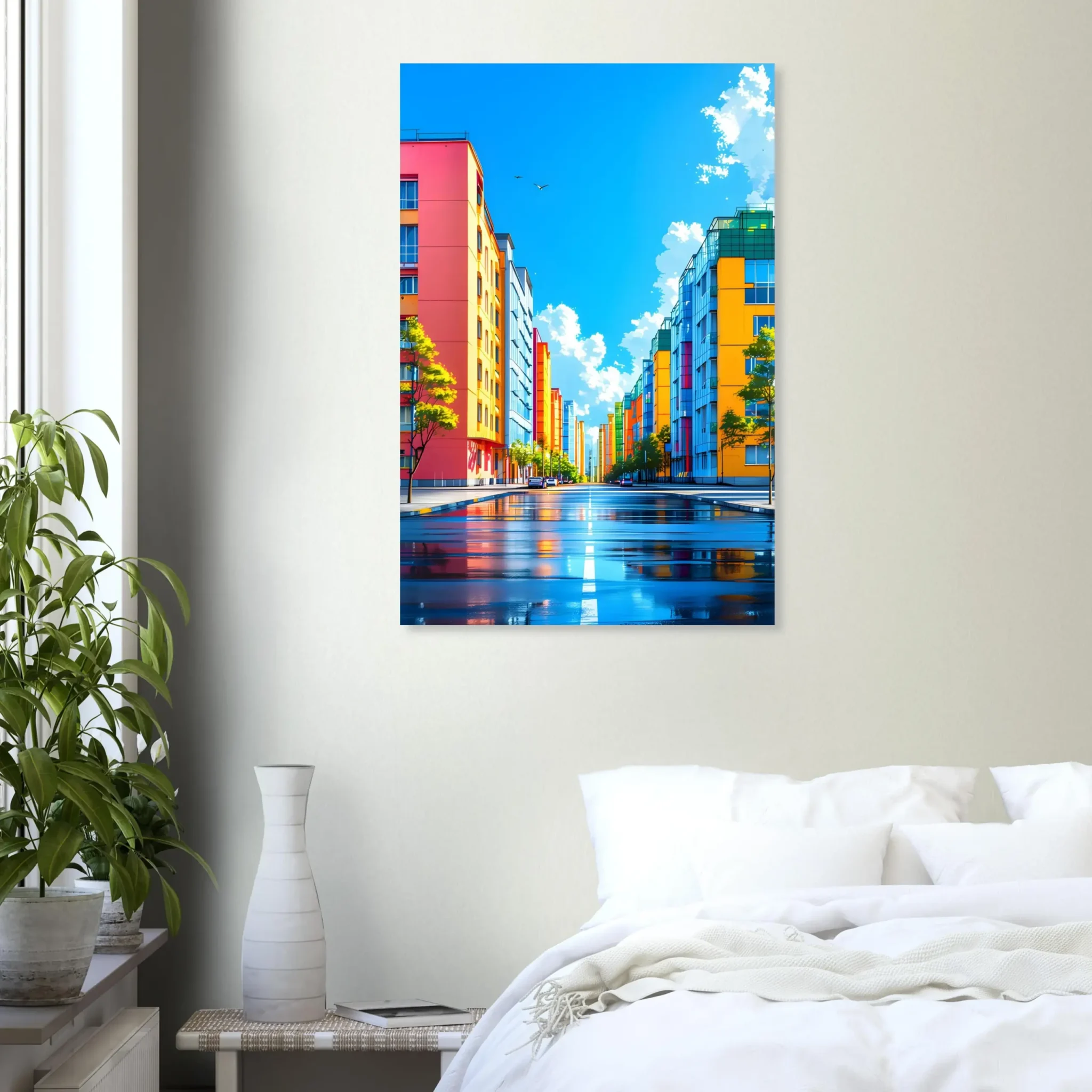 EU Giclée Print Poster UNDER A LIVING SKY. Fine Art Wall Art with Archival Quality. Printed, packaged, and shipped in the EU. Exclusive ColorVanta design.