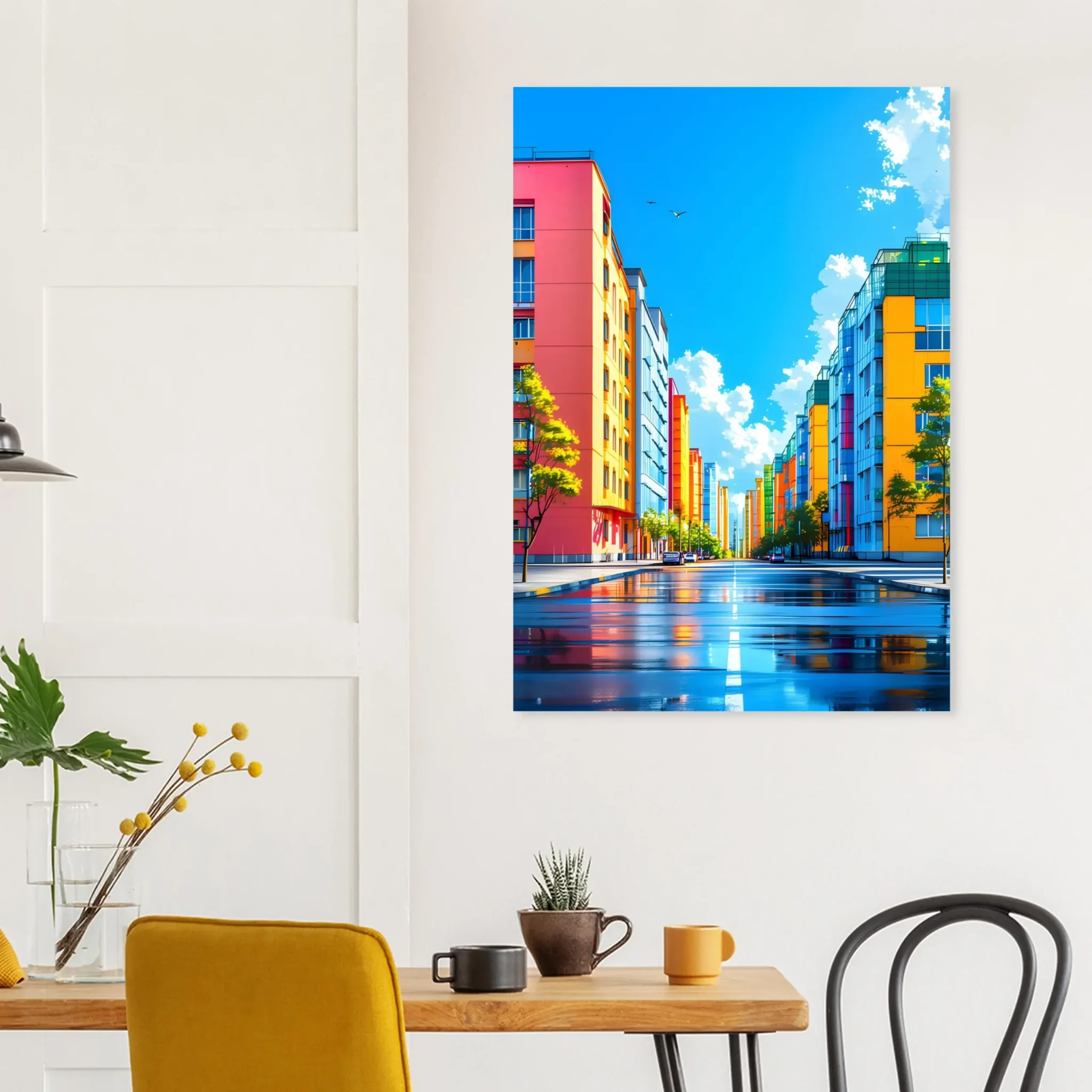 EU Giclée Print Poster UNDER A LIVING SKY. Fine Art Wall Art with Archival Quality. Printed, packaged, and shipped in the EU. Exclusive ColorVanta design.