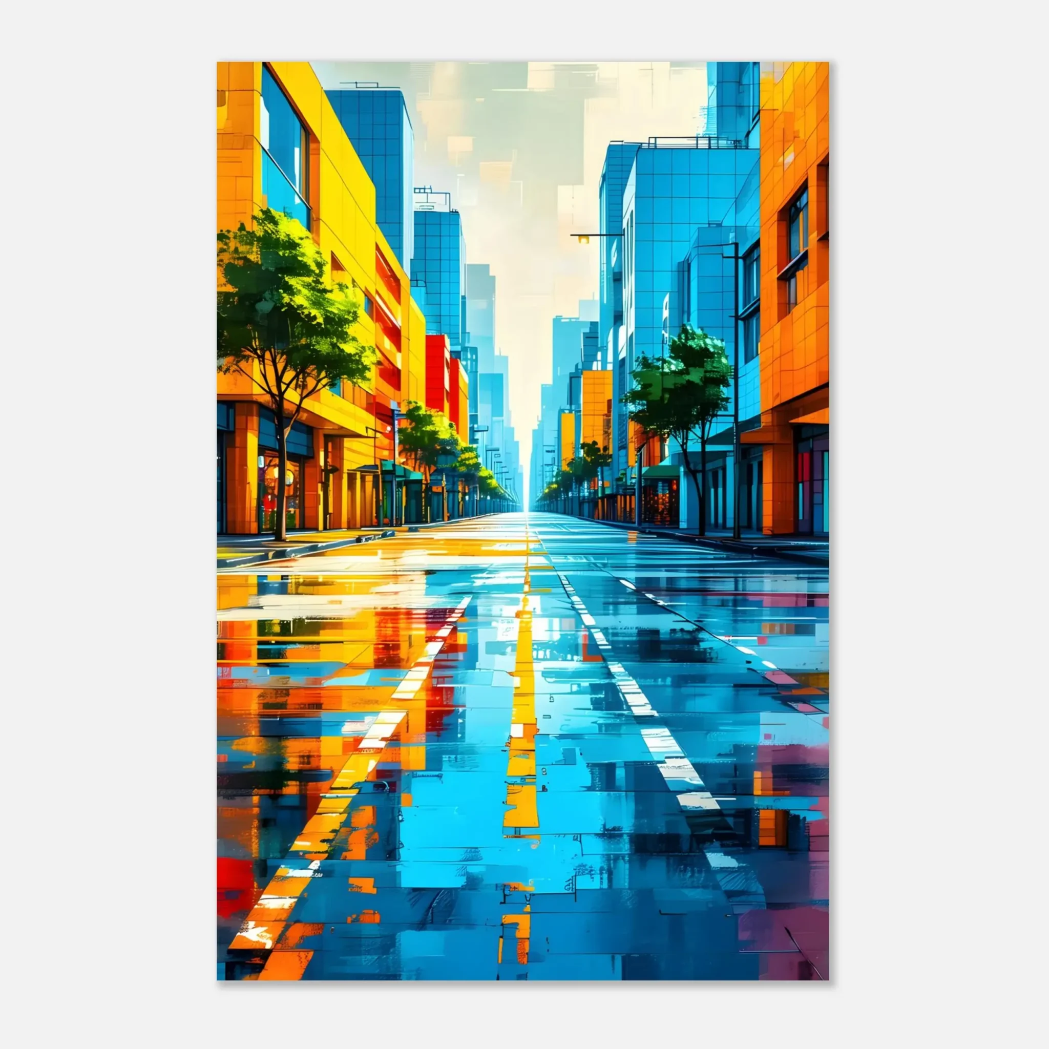 EU Giclée Print Poster REFLECTED GROUND. Fine Art Wall Art with Archival Quality. Printed, packaged, and shipped in the EU. Exclusive ColorVanta design.