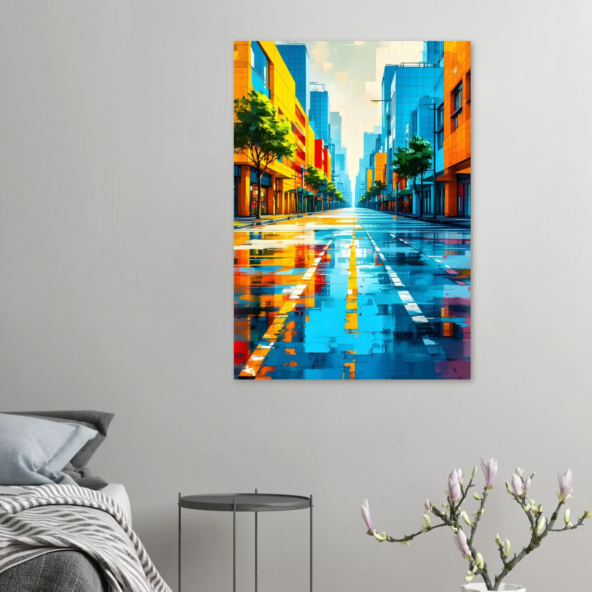 EU Giclée Print Poster REFLECTED GROUND. Fine Art Wall Art with Archival Quality. Printed, packaged, and shipped in the EU. Exclusive ColorVanta design.