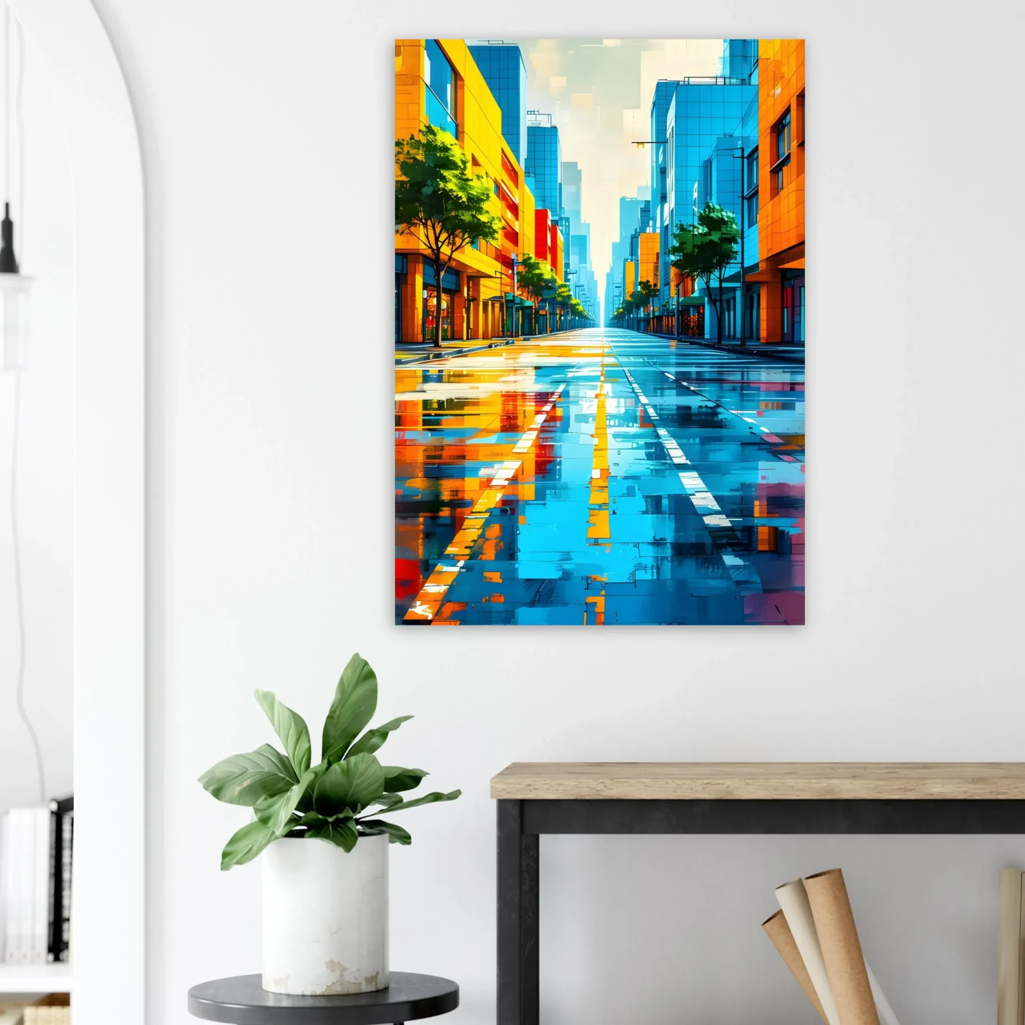 EU Giclée Print Poster REFLECTED GROUND. Fine Art Wall Art with Archival Quality. Printed, packaged, and shipped in the EU. Exclusive ColorVanta design.