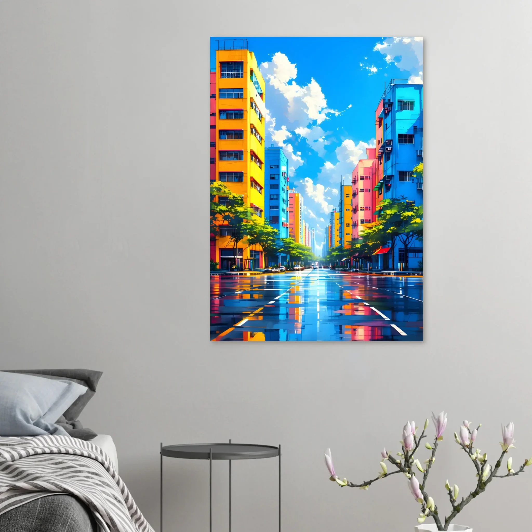 EU Giclée Print Poster UNDER OPEN SKY. Fine Art Wall Art with Archival Quality. Printed, packaged, and shipped in the EU. Exclusive ColorVanta design.