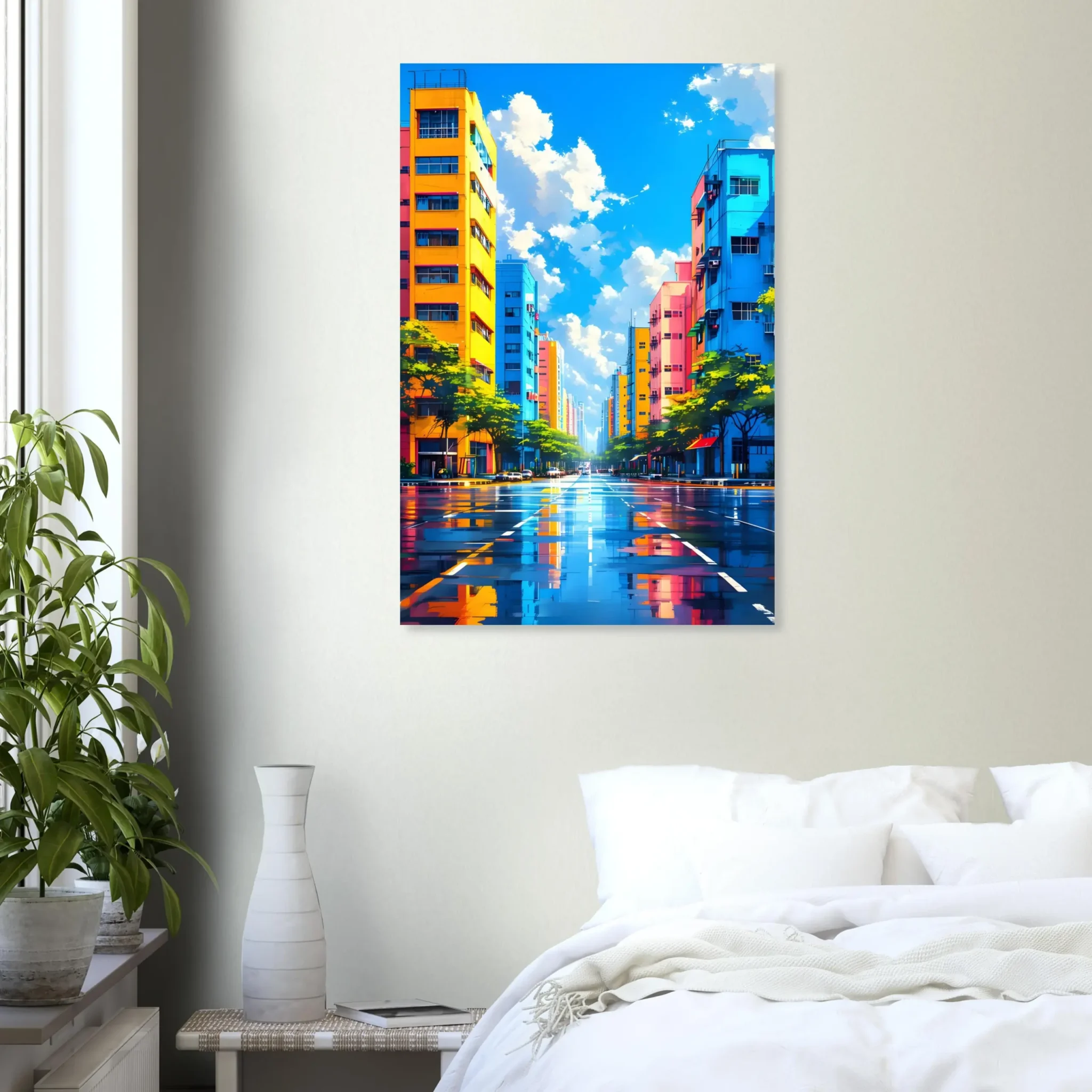 EU Giclée Print Poster UNDER OPEN SKY. Fine Art Wall Art with Archival Quality. Printed, packaged, and shipped in the EU. Exclusive ColorVanta design.