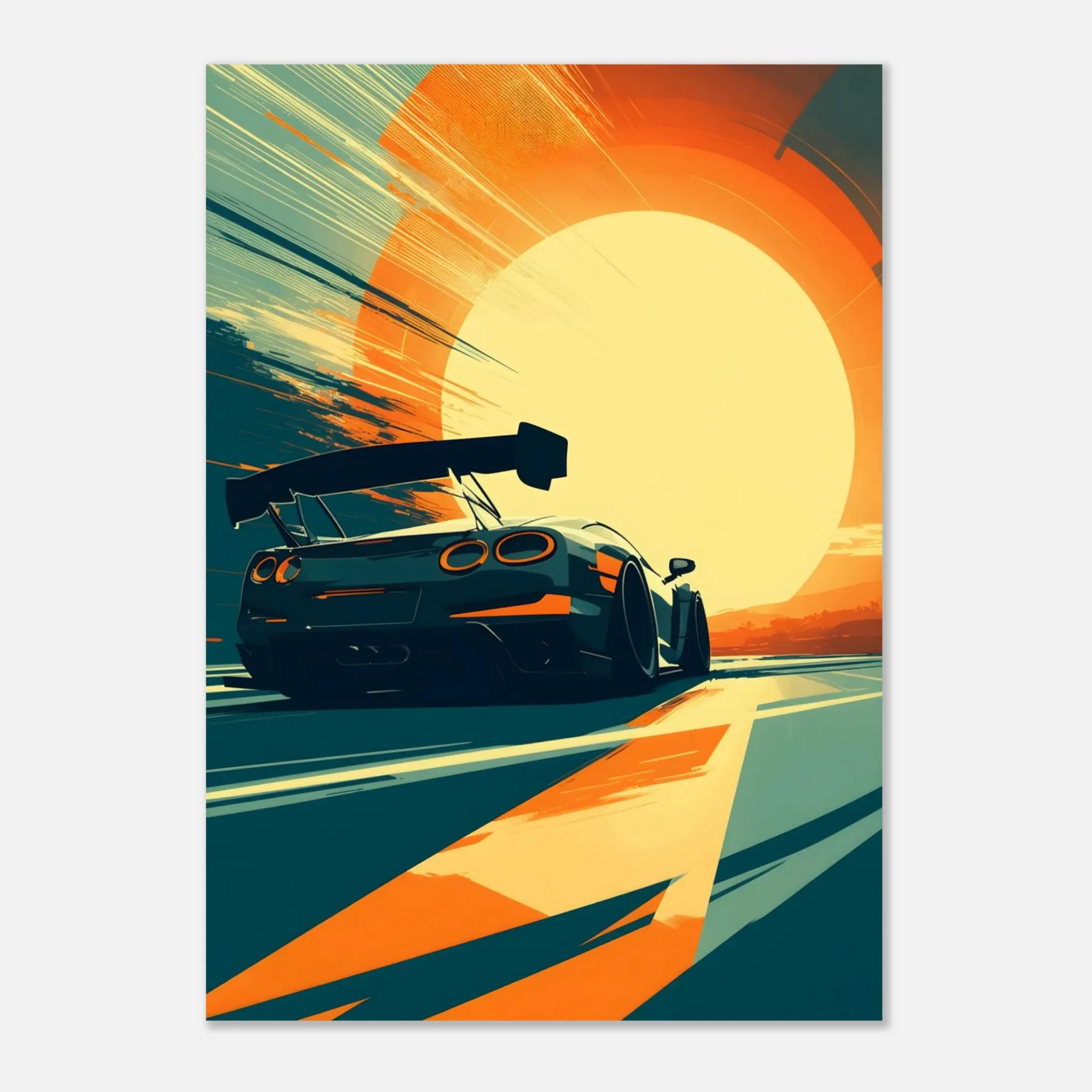 EU Giclée Print Poster CLEAR TRAJECTORY. Fine Art Wall Art with Archival Quality. Printed, packaged, and shipped in the EU. Exclusive ColorVanta design.