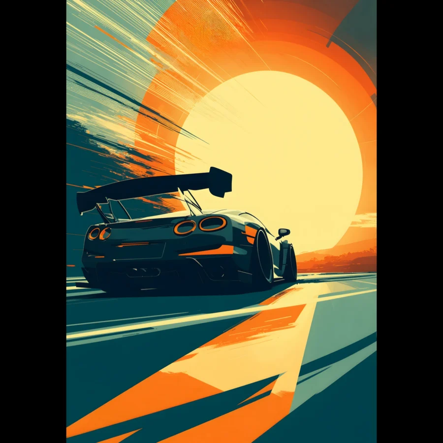 EU Giclée Print Poster CLEAR TRAJECTORY. Fine Art Wall Art with Archival Quality. Printed, packaged, and shipped in the EU. Exclusive ColorVanta design.