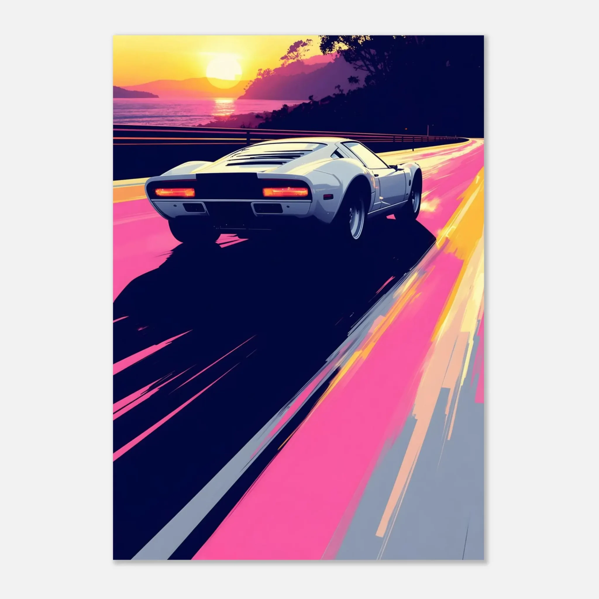 EU Giclée Print Poster COLOR RUN. Fine Art Wall Art with Archival Quality. Printed, packaged, and shipped in the EU. Exclusive ColorVanta design.
