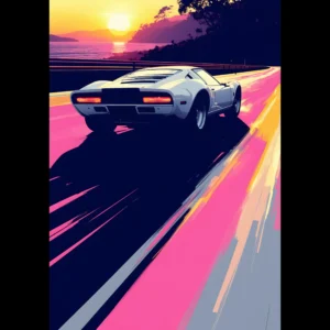 EU Giclée Print Poster COLOR RUN. Fine Art Wall Art with Archival Quality. Printed, packaged, and shipped in the EU. Exclusive ColorVanta design.