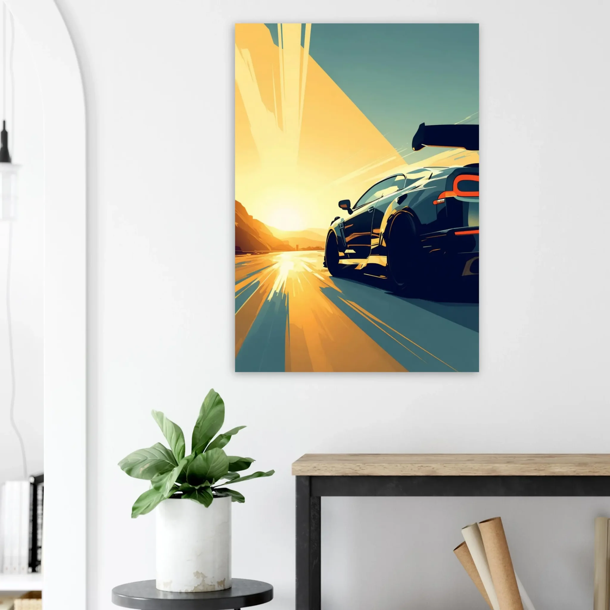 EU Giclée Print Poster CORE DRIVE. Fine Art Wall Art with Archival Quality. Printed, packaged, and shipped in the EU. Exclusive ColorVanta design.