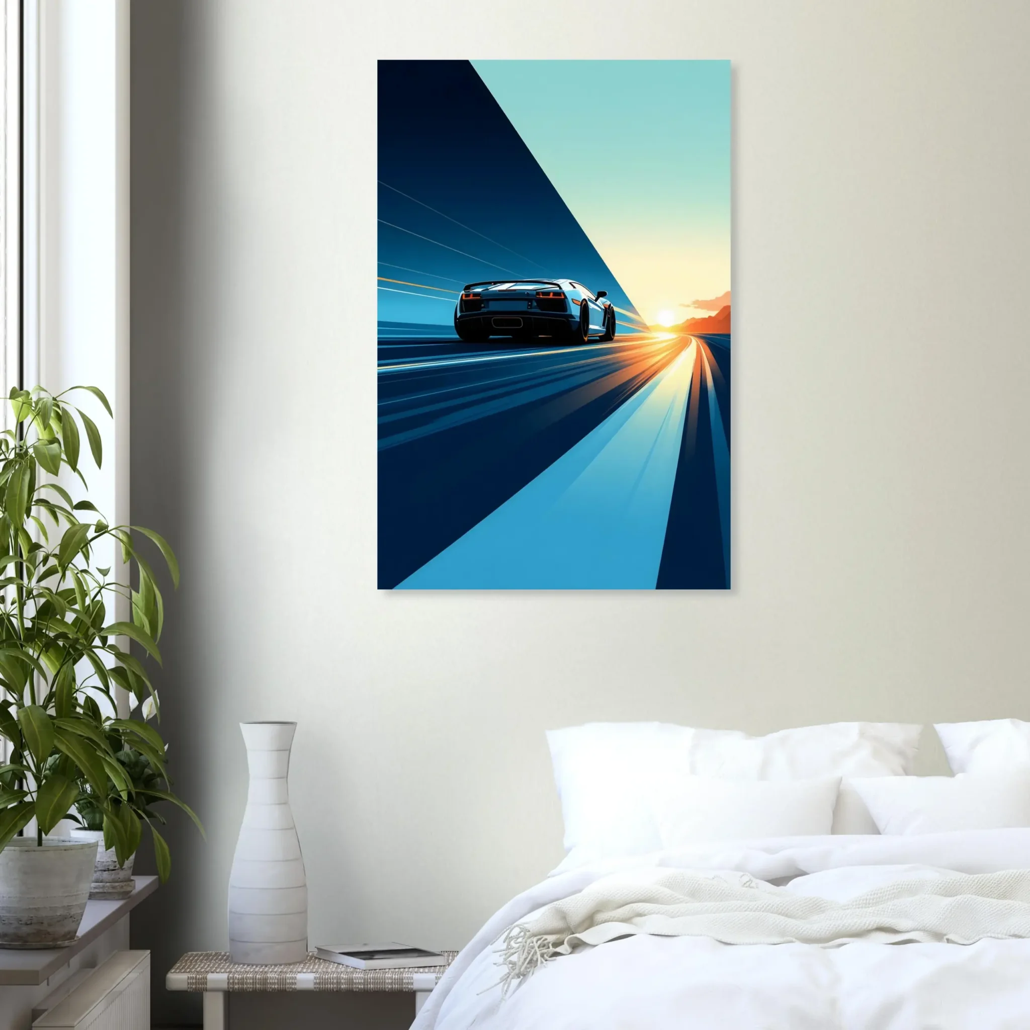 EU Giclée Print Poster DISTANT SIGNAL. Fine Art Wall Art with Archival Quality. Printed, packaged, and shipped in the EU. Exclusive ColorVanta design.