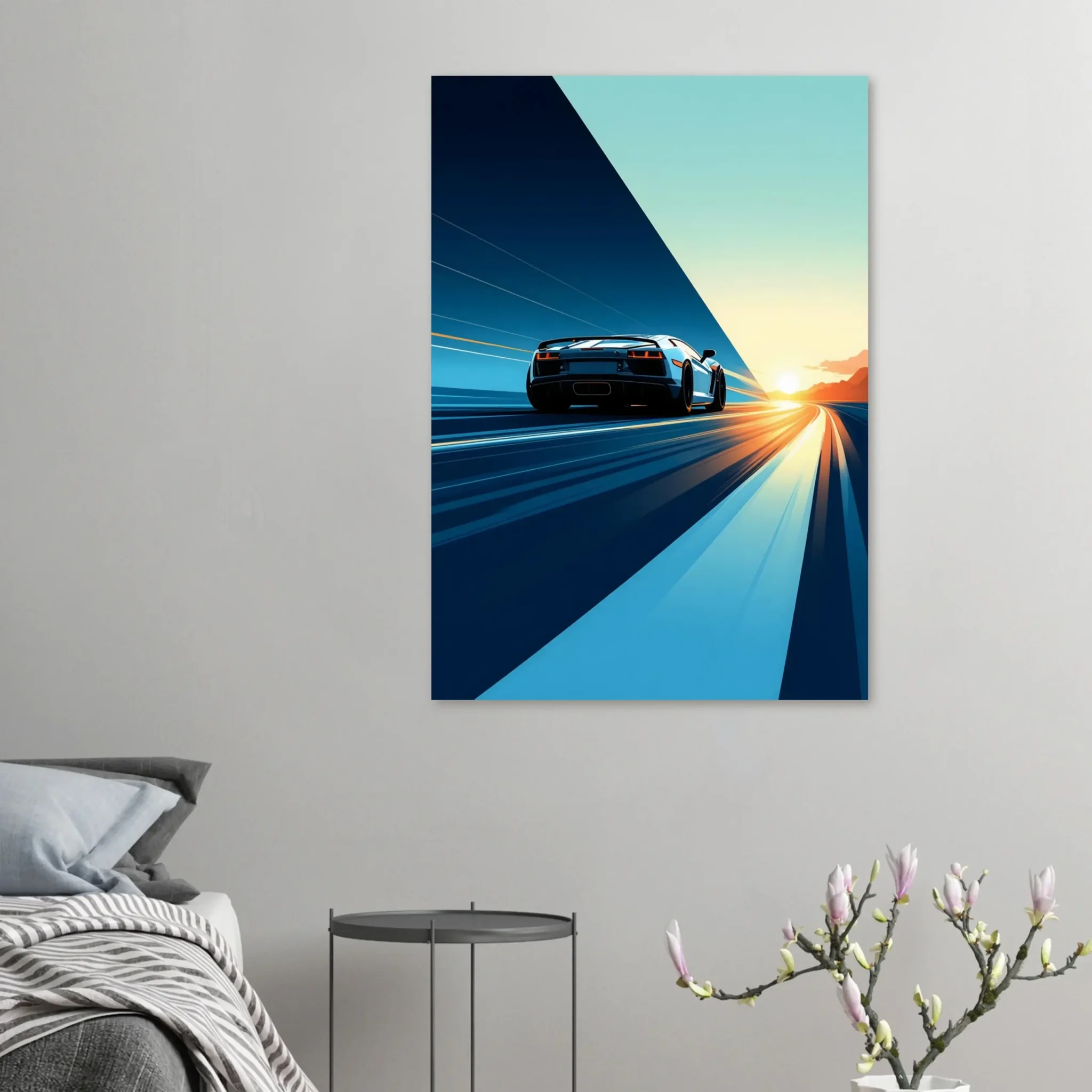 EU Giclée Print Poster DISTANT SIGNAL. Fine Art Wall Art with Archival Quality. Printed, packaged, and shipped in the EU. Exclusive ColorVanta design.