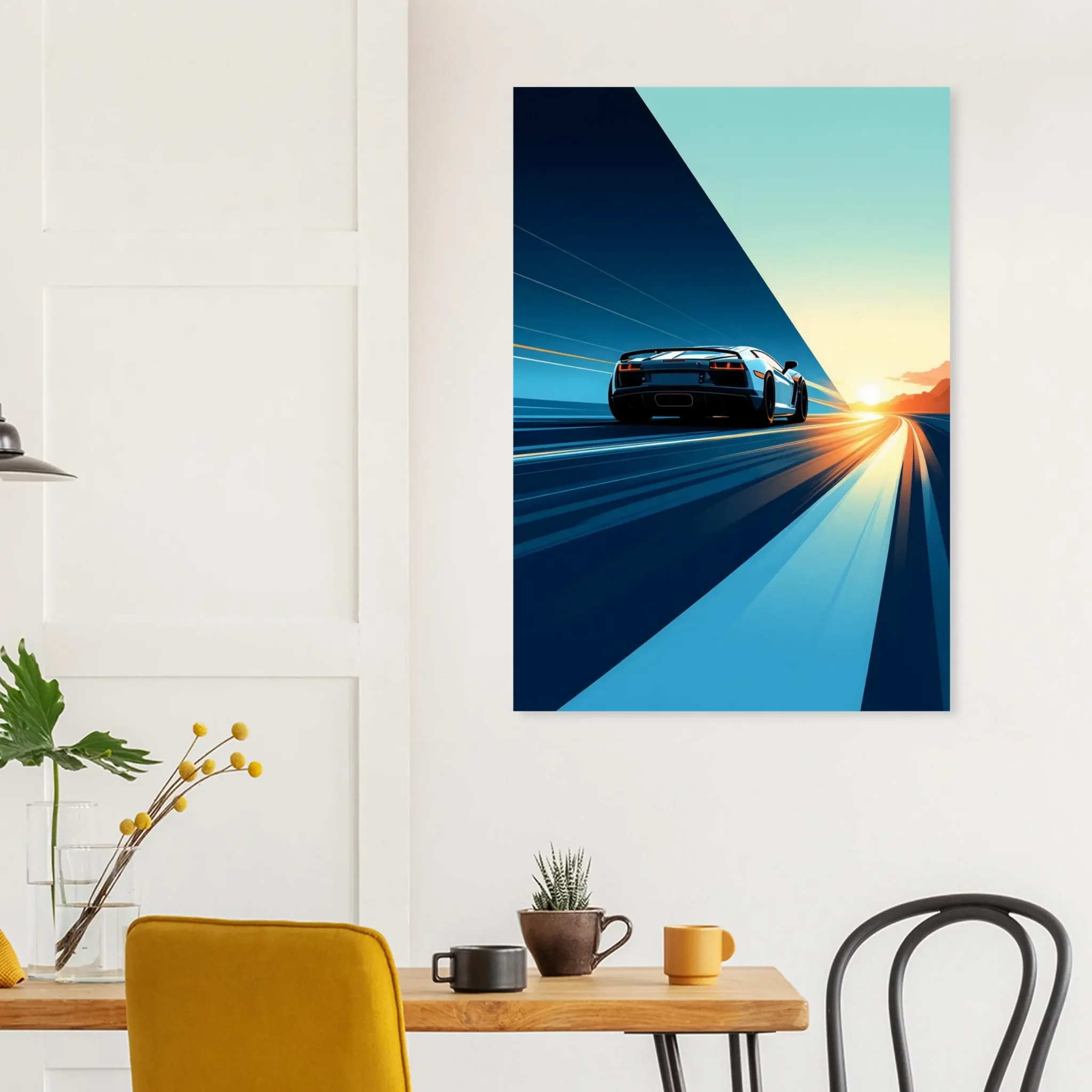 EU Giclée Print Poster DISTANT SIGNAL. Fine Art Wall Art with Archival Quality. Printed, packaged, and shipped in the EU. Exclusive ColorVanta design.