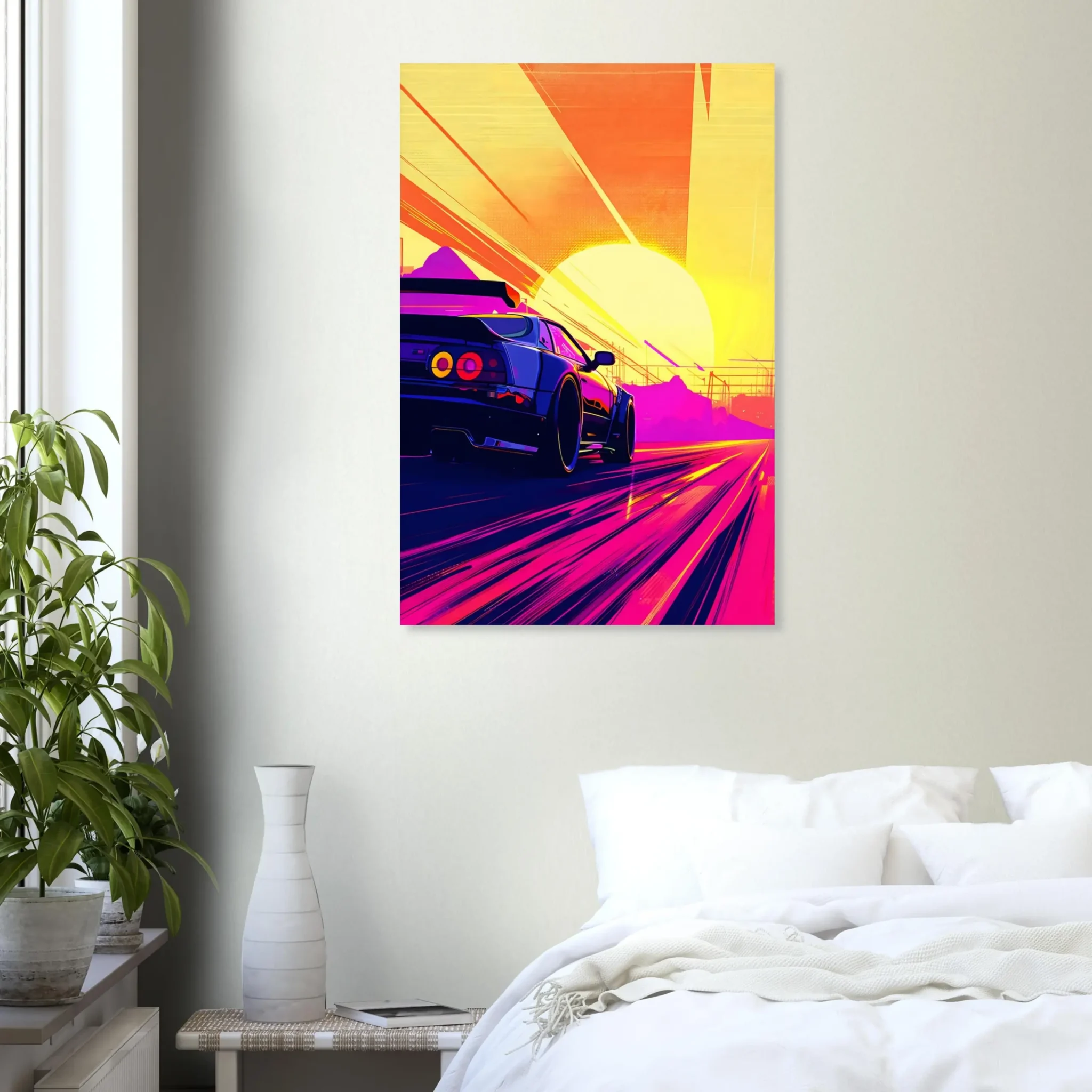 EU Giclée Print Poster FULL THROTTLE. Fine Art Wall Art with Archival Quality. Printed, packaged, and shipped in the EU. Exclusive ColorVanta design.