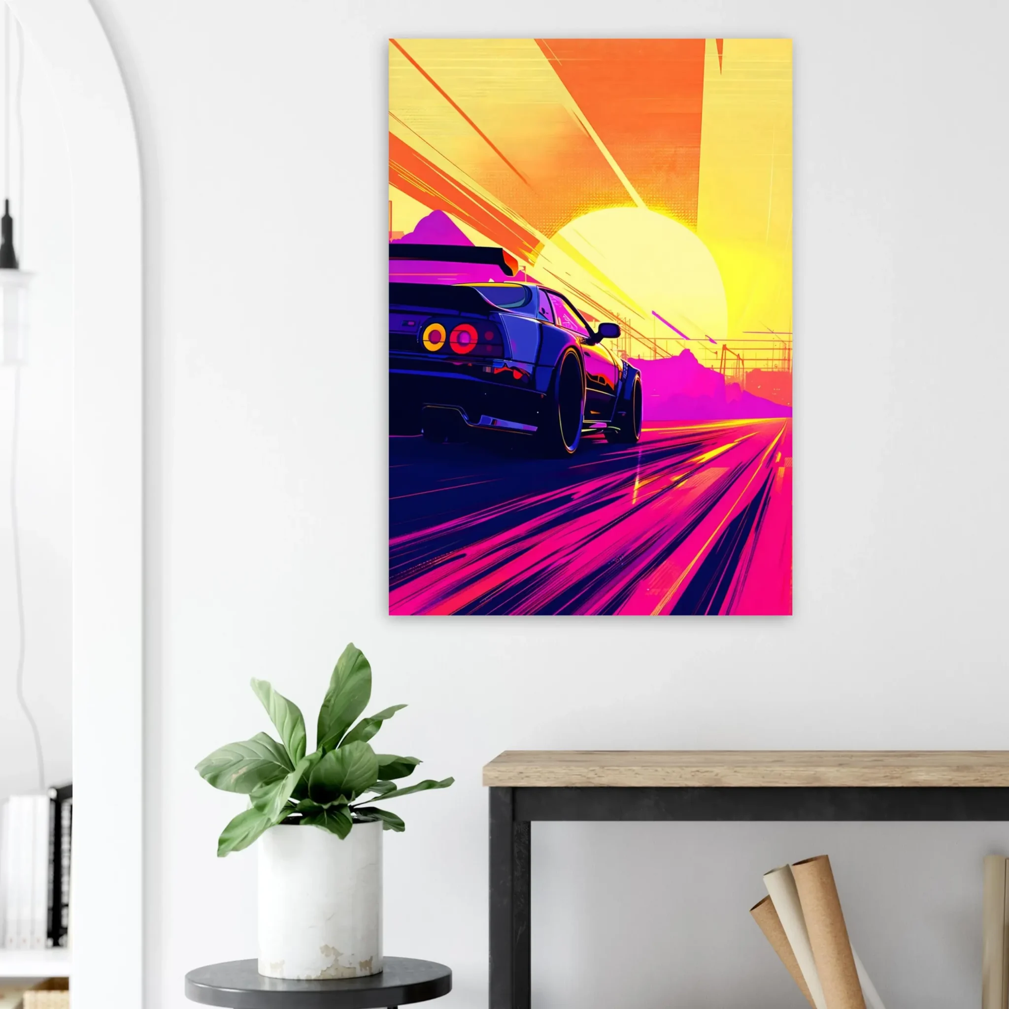 EU Giclée Print Poster FULL THROTTLE. Fine Art Wall Art with Archival Quality. Printed, packaged, and shipped in the EU. Exclusive ColorVanta design.