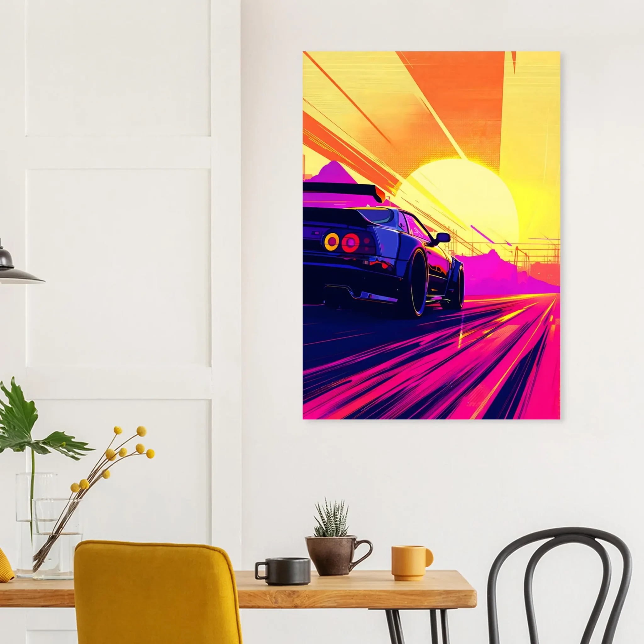 EU Giclée Print Poster FULL THROTTLE. Fine Art Wall Art with Archival Quality. Printed, packaged, and shipped in the EU. Exclusive ColorVanta design.