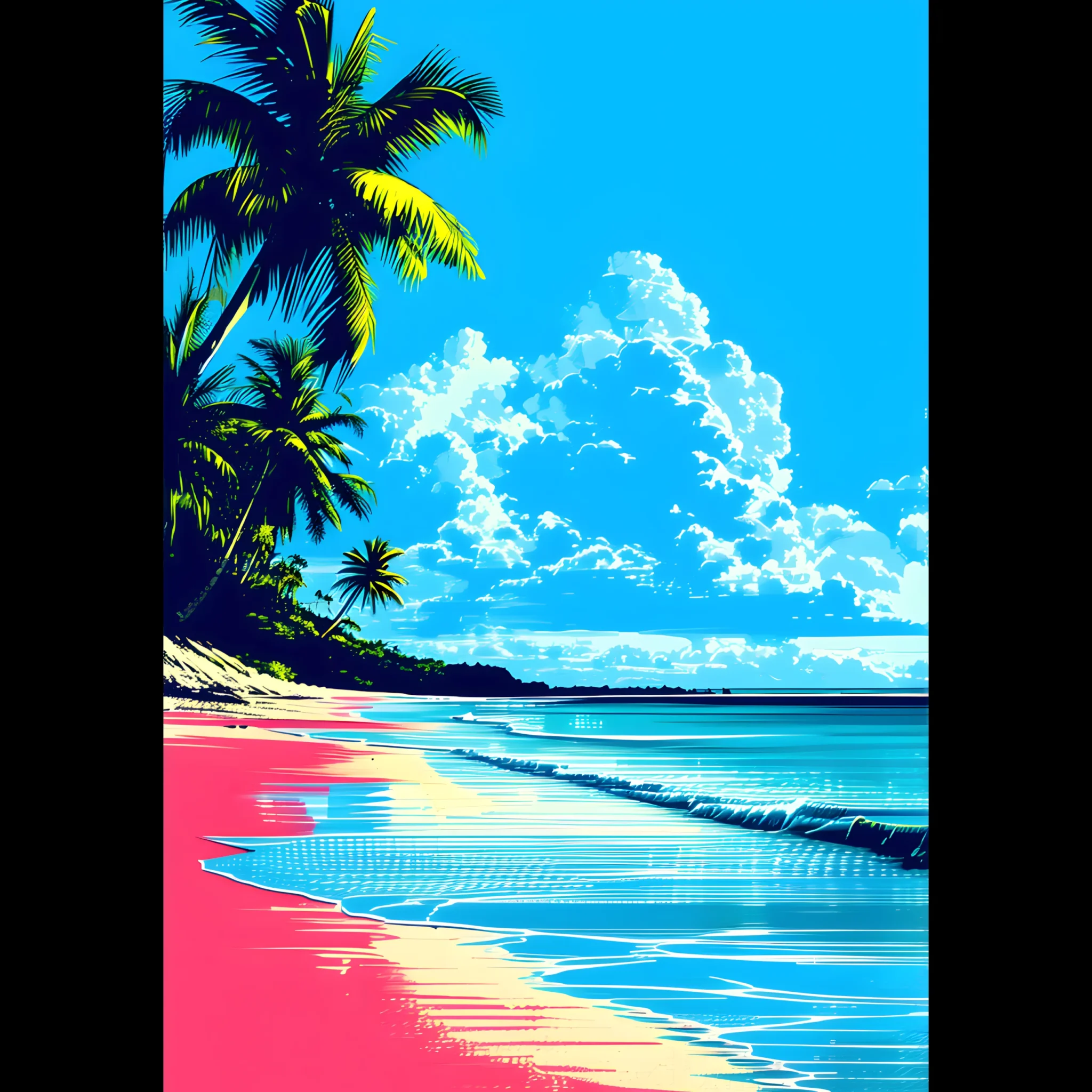 EU Giclée Print Poster HORIZON. Fine Art Wall Art with Archival Quality. Printed, packaged, and shipped in the EU. Exclusive ColorVanta design.