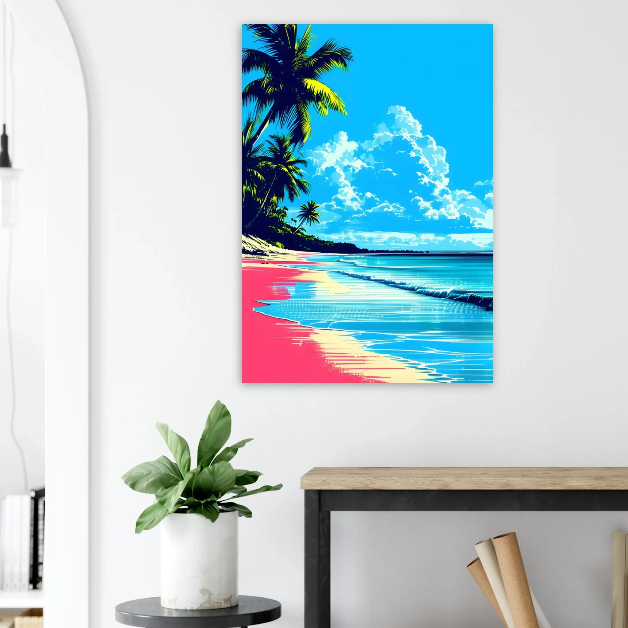 EU Giclée Print Poster HORIZON. Fine Art Wall Art with Archival Quality. Printed, packaged, and shipped in the EU. Exclusive ColorVanta design.