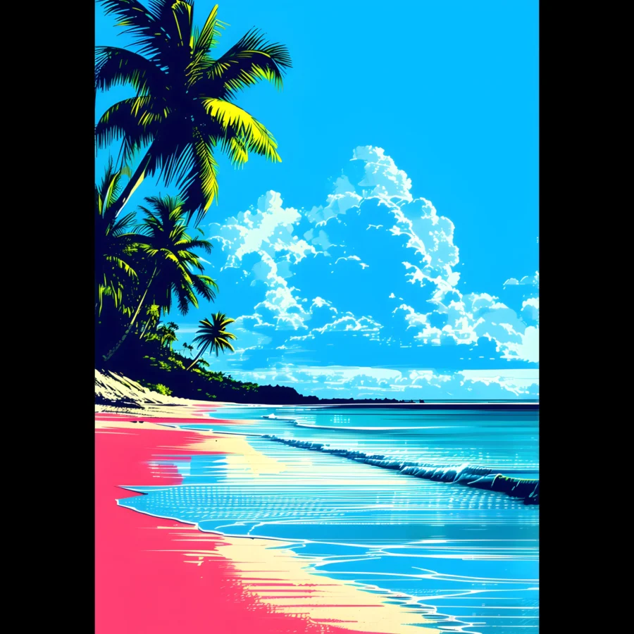 EU Giclée Print Poster HORIZON. Fine Art Wall Art with Archival Quality. Printed, packaged, and shipped in the EU. Exclusive ColorVanta design.