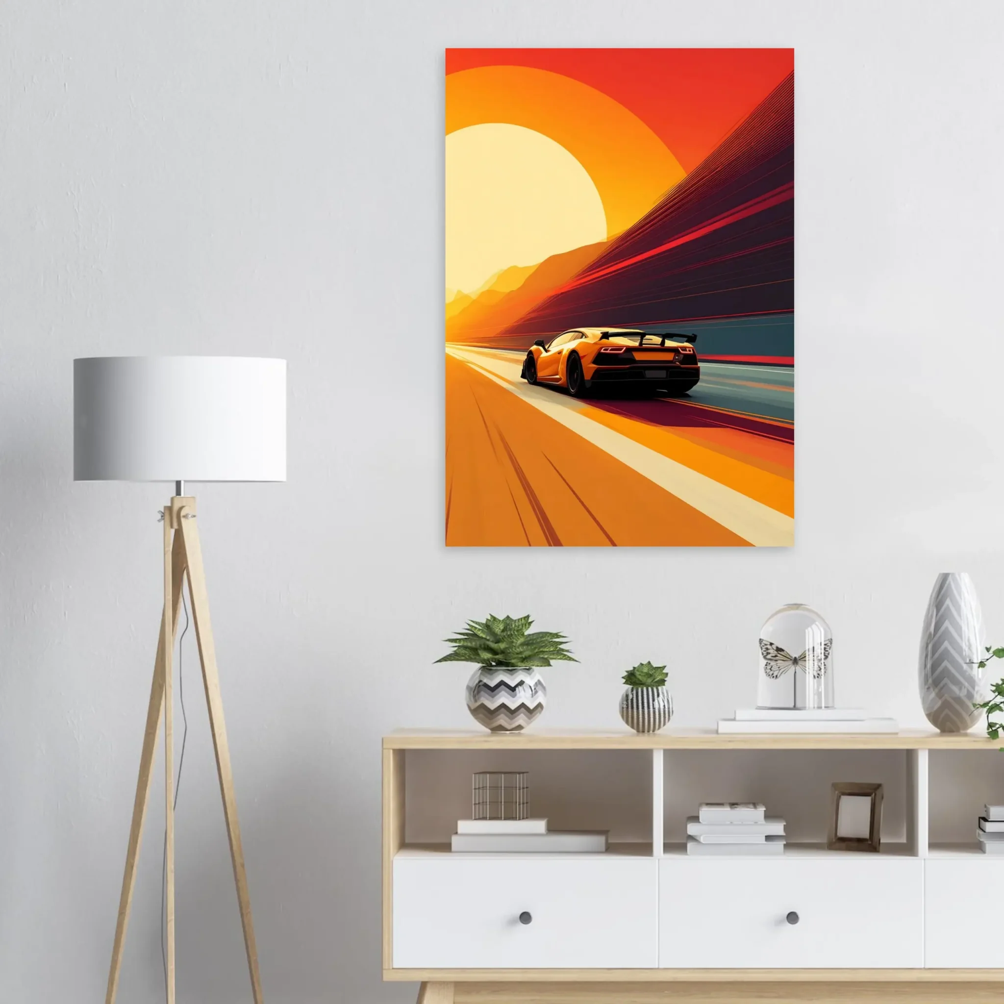 EU Giclée Print Poster RADIANT PATH. Fine Art Wall Art with Archival Quality. Printed, packaged, and shipped in the EU. Exclusive ColorVanta design.