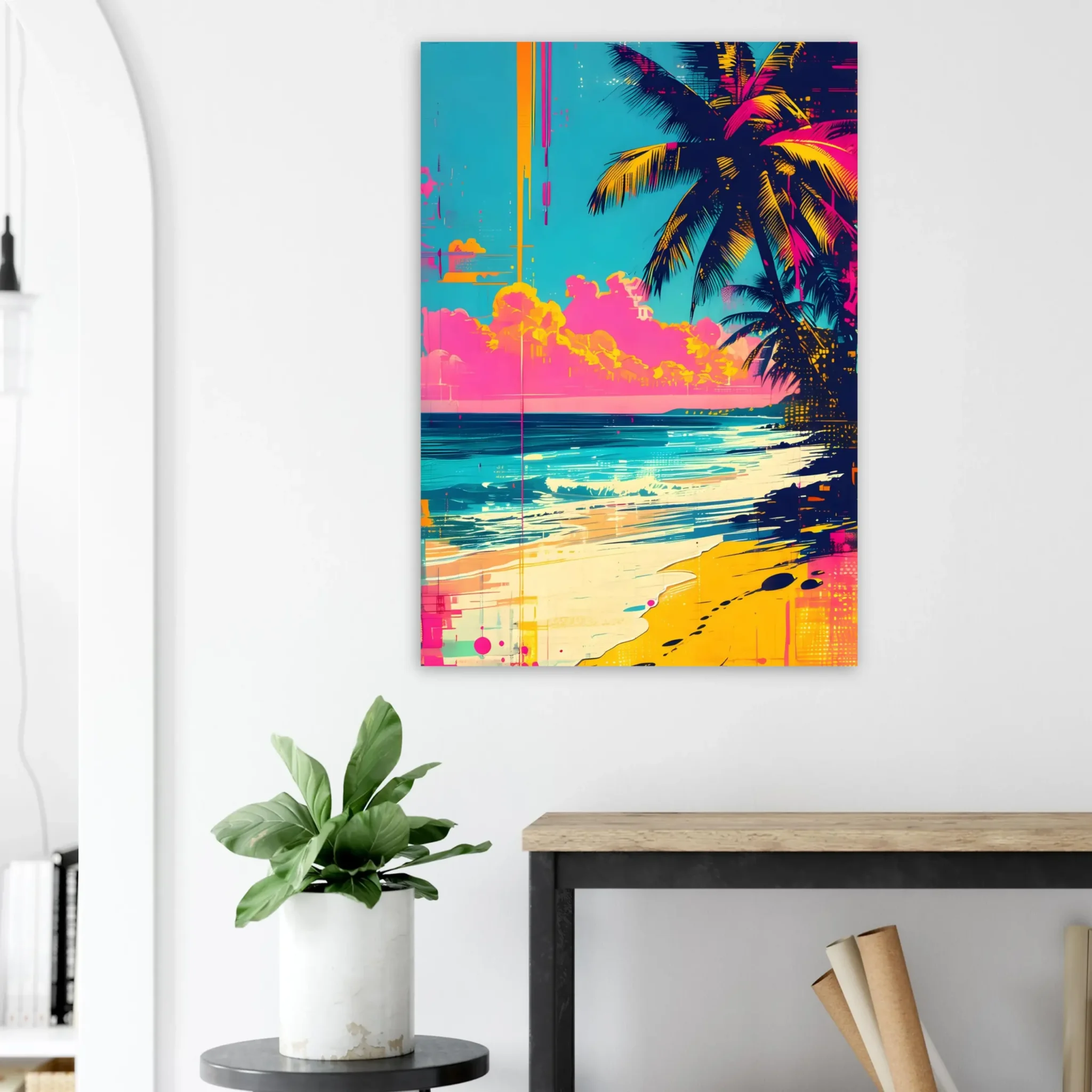 EU Giclée Print Poster RHYTHMIC. Fine Art Wall Art with Archival Quality. Printed, packaged, and shipped in the EU. Exclusive ColorVanta design.