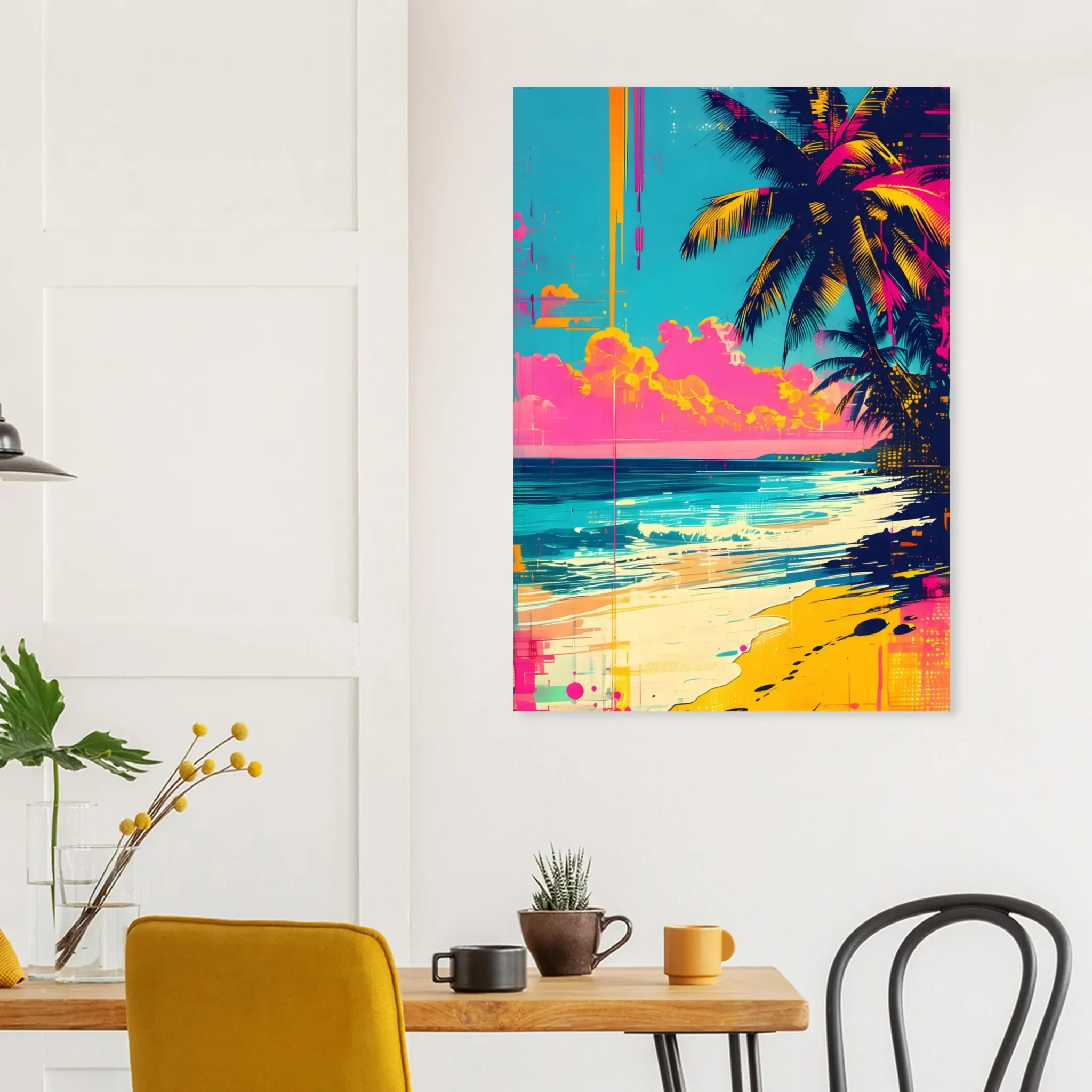 EU Giclée Print Poster RHYTHMIC. Fine Art Wall Art with Archival Quality. Printed, packaged, and shipped in the EU. ColorVanta exclusive.