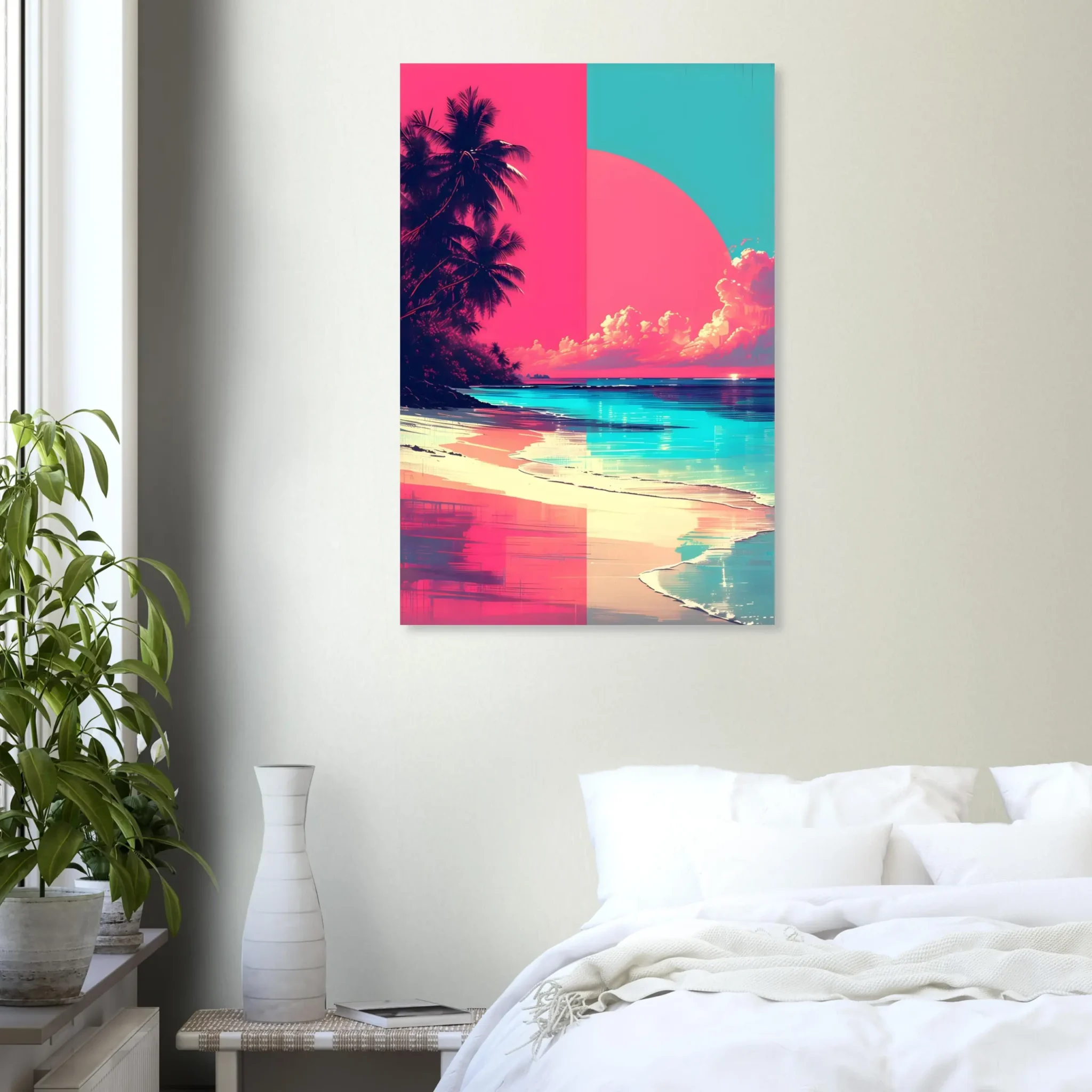 EU Giclée Print Poster SPLIT HORIZON. Fine Art Wall Art with Archival Quality. Printed, packaged, and shipped in the EU. Exclusive ColorVanta design.