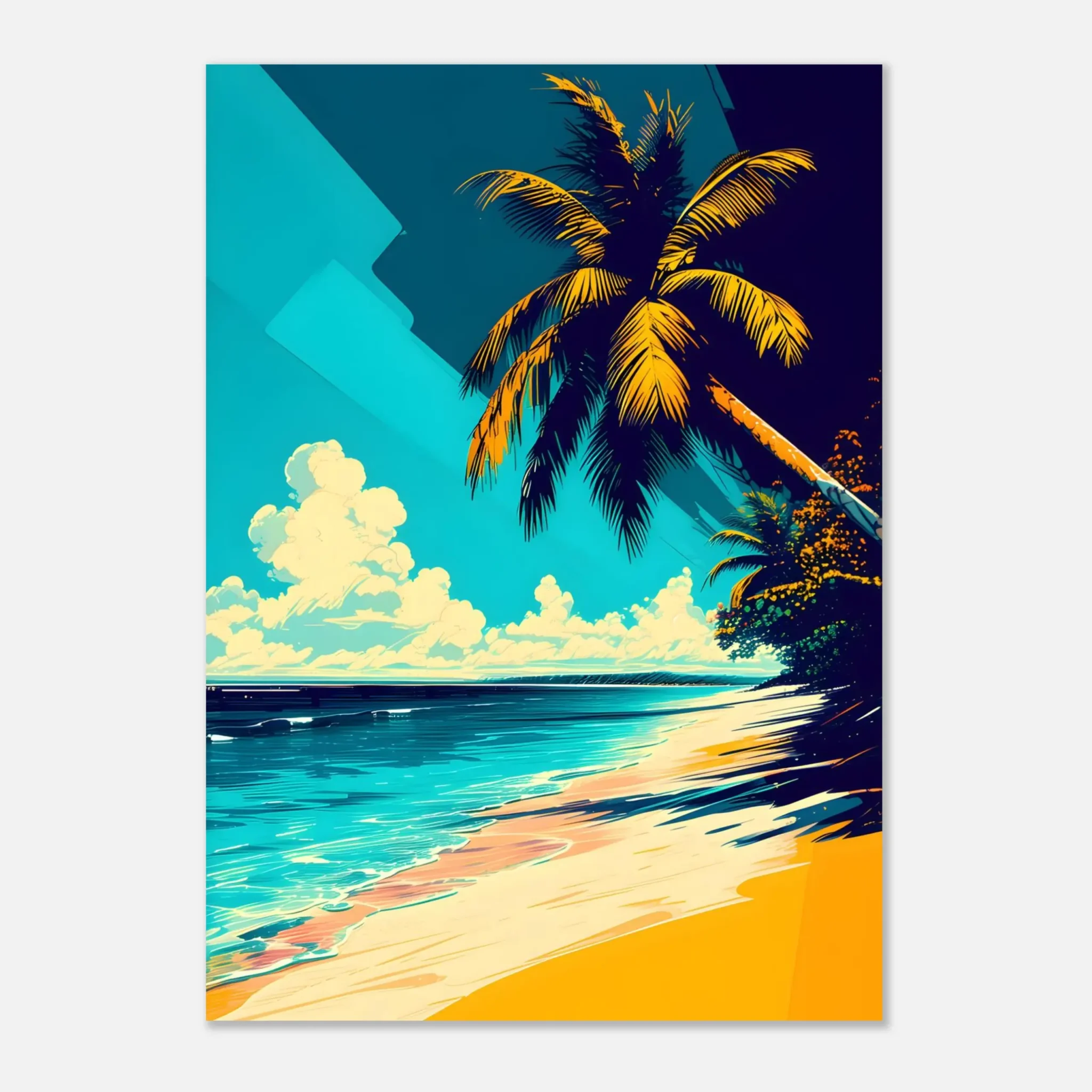 EU Giclée Print Poster SUNLIT. Fine Art Wall Art with Archival Quality. Printed, packaged, and shipped in the EU. Exclusive ColorVanta design.