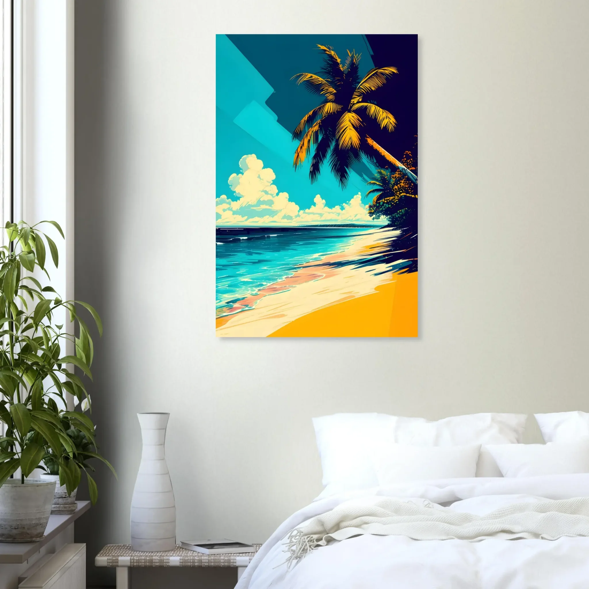 EU Giclée Print Poster SUNLIT. Fine Art Wall Art with Archival Quality. Printed, packaged, and shipped in the EU. Exclusive ColorVanta design.