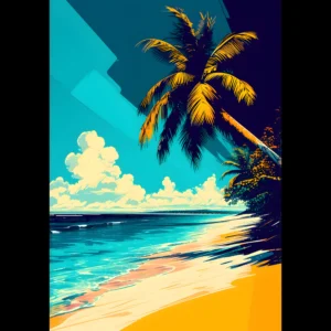 EU SUNLIT EU Giclée Print Poster SUNLIT. Fine Art Wall Art with Archival Quality. Printed, packaged, and shipped in the EU. Exclusive ColorVanta design.