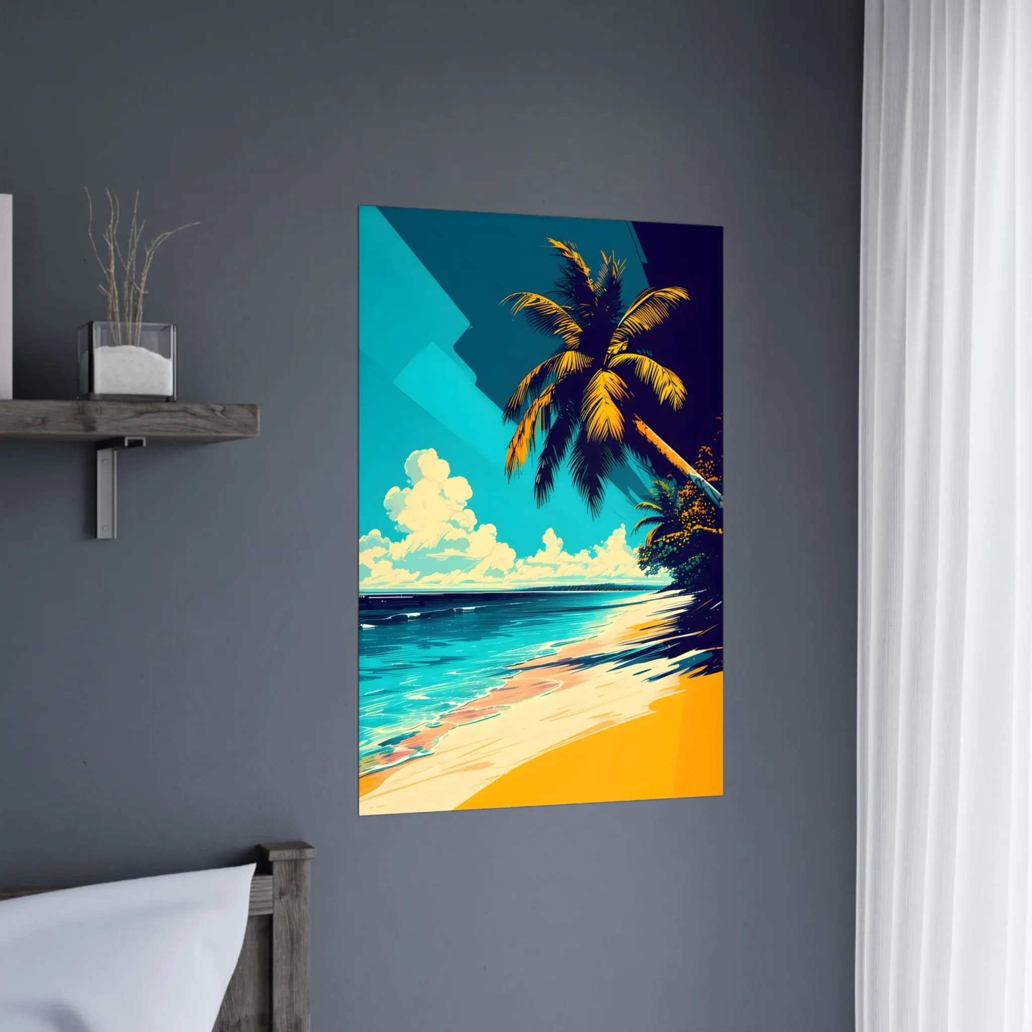 EU Giclée Print Poster SUNLIT. Fine Art Wall Art with Archival Quality. Printed, packaged, and shipped in the EU. Exclusive ColorVanta design.