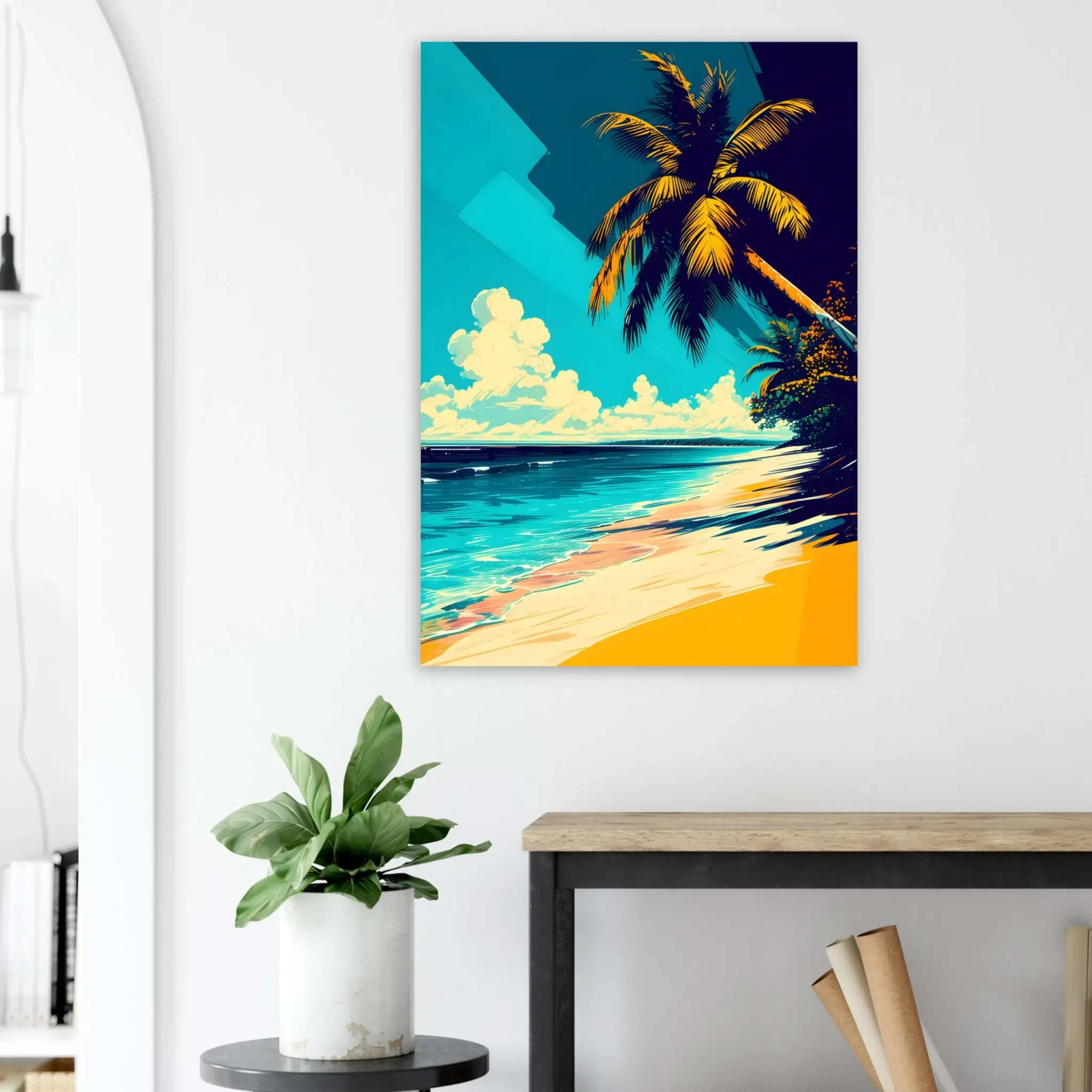 EU Giclée Print Poster SUNLIT. Fine Art Wall Art with Archival Quality. Printed, packaged, and shipped in the EU. Exclusive ColorVanta design.