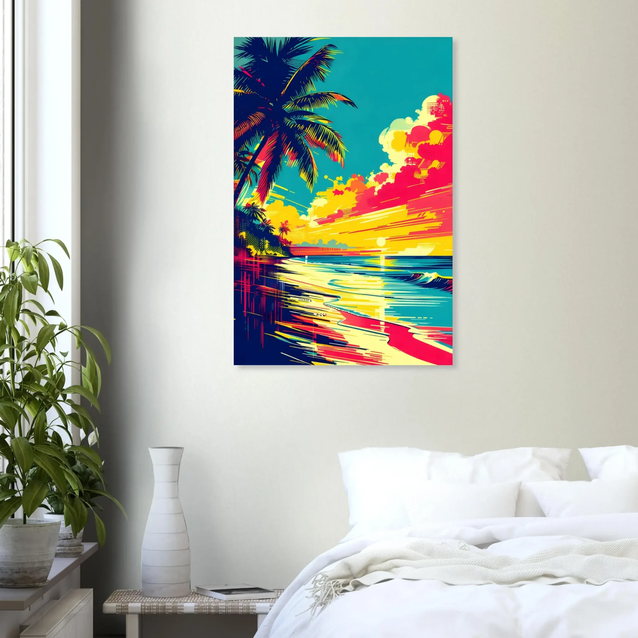 EU Giclée Print Poster SUNSET CURRENT. Fine Art Wall Art with Archival Quality. Printed, packaged, and shipped in the EU. Exclusive ColorVanta design.