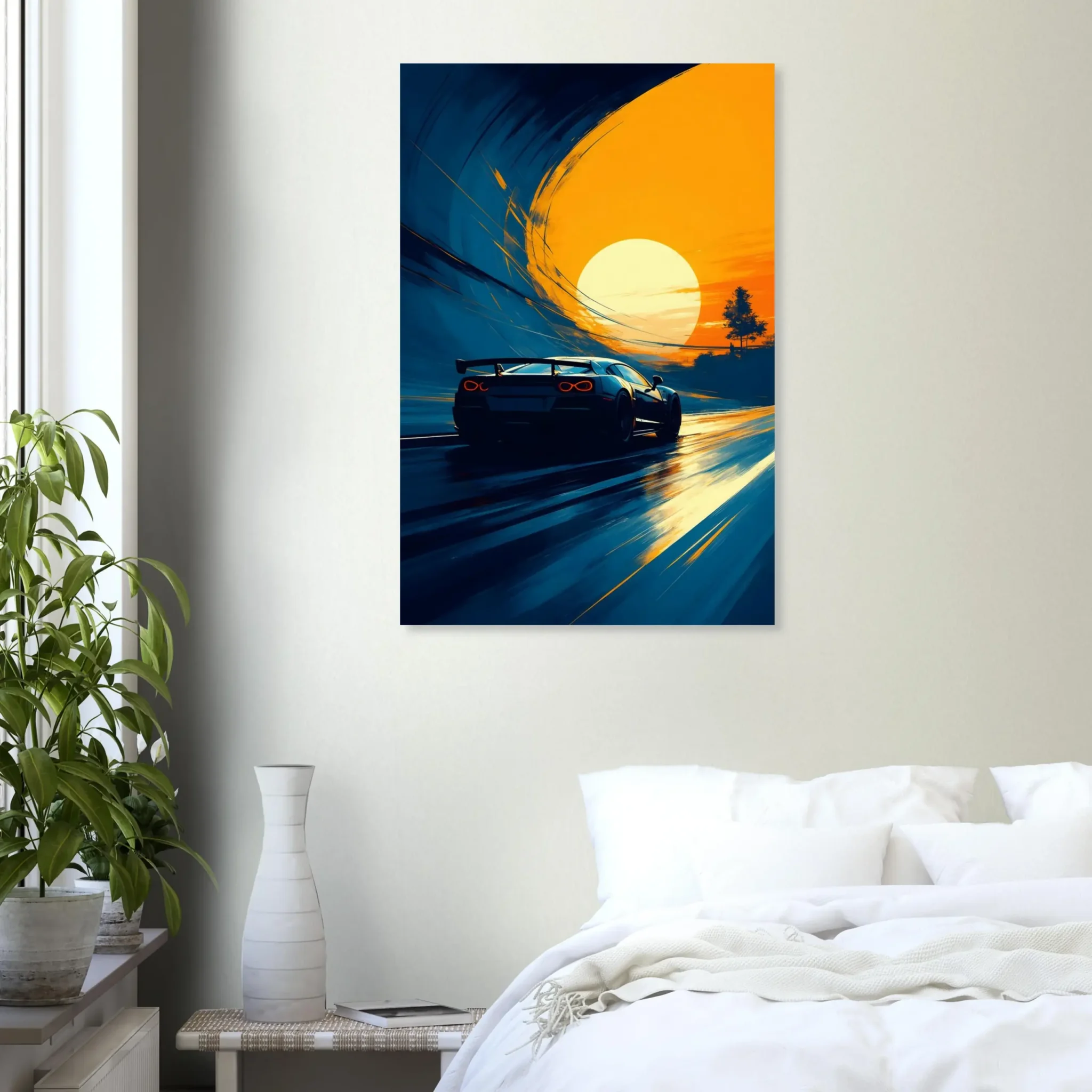 EU Giclée Print Poster VELOCITY TUNNEL. Fine Art Wall Art with Archival Quality. Printed, packaged, and shipped in the EU. Exclusive ColorVanta design.