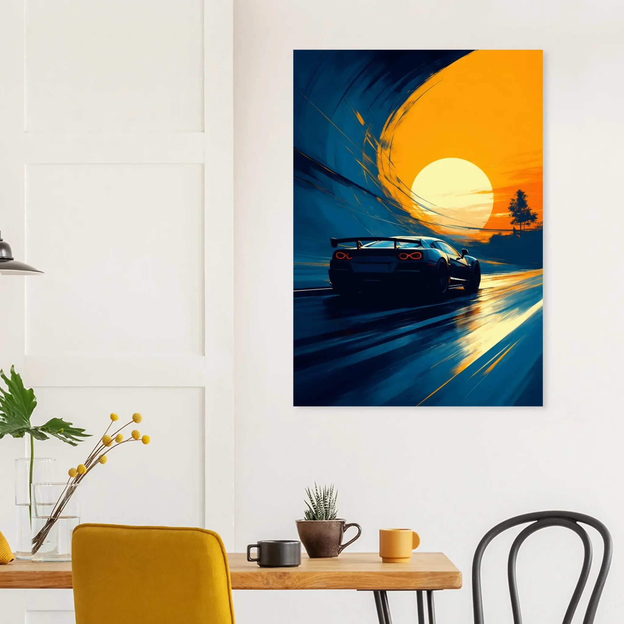 EU Giclée Print Poster VELOCITY TUNNEL. Fine Art Wall Art with Archival Quality. Printed, packaged, and shipped in the EU. Exclusive ColorVanta design.