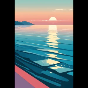 EU Giclée Print Poster GOLDEN ALIGNMENT. Fine Art Wall Art with Archival Quality. Printed, packaged, and shipped in the EU. Exclusive ColorVanta design.