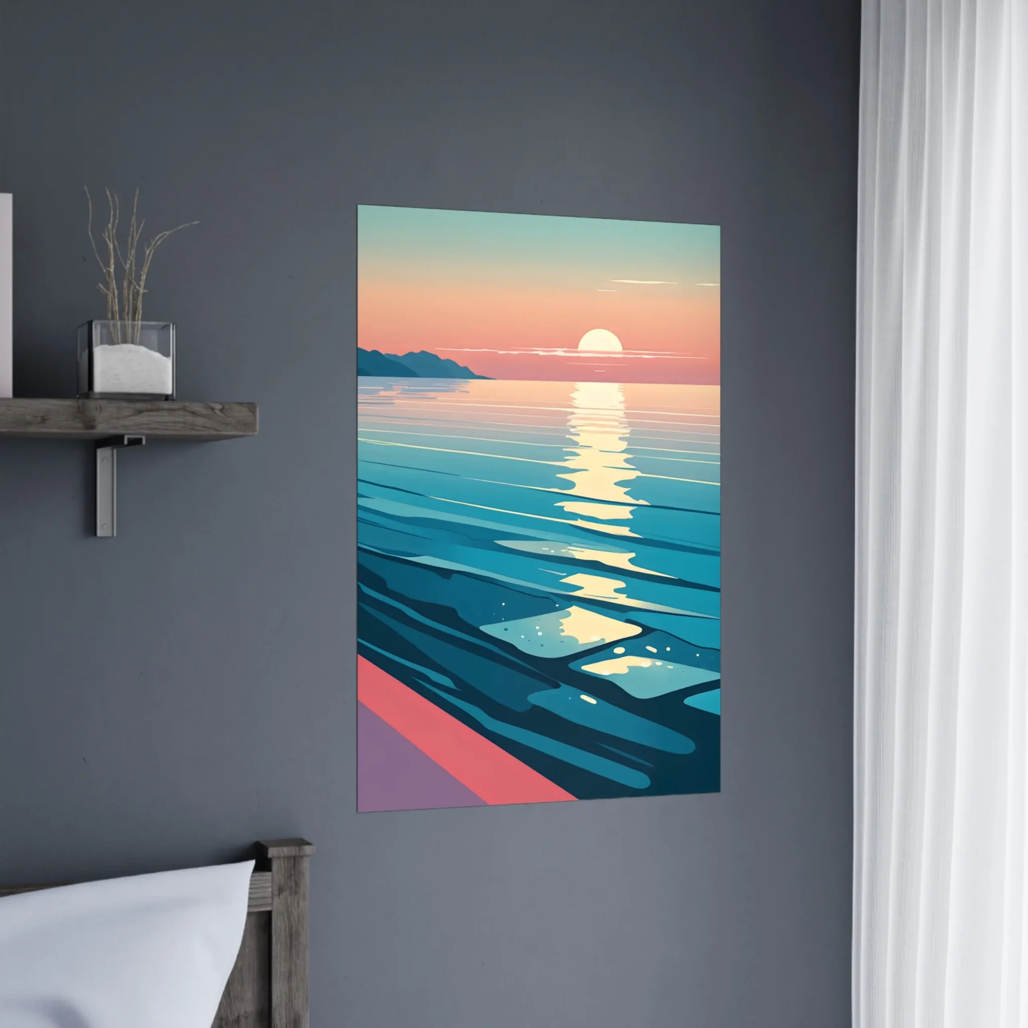 EU Giclée Print Poster GOLDEN ALIGNMENT. Fine Art Wall Art with Archival Quality. Printed, packaged, and shipped in the EU. Exclusive ColorVanta design.