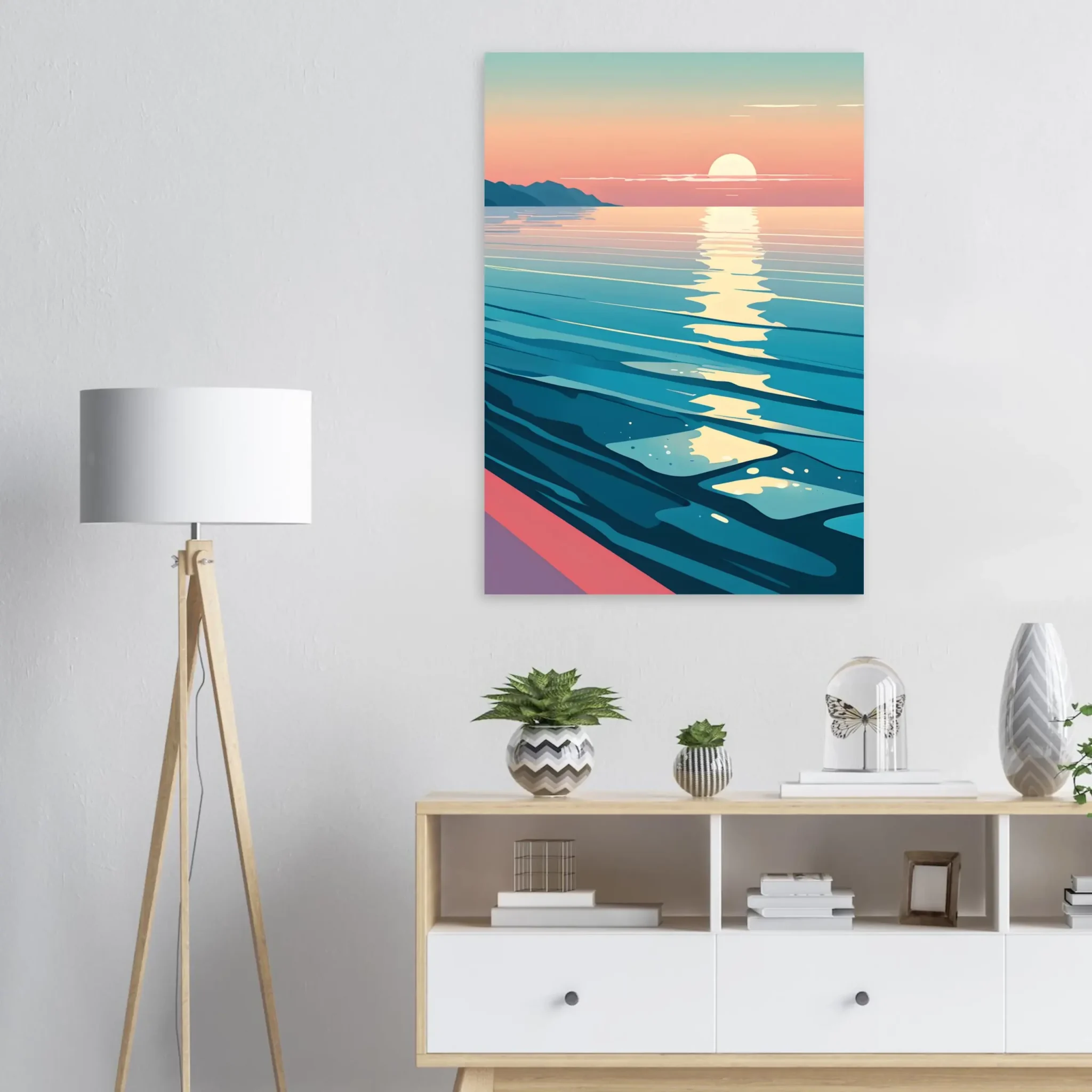 EU Giclée Print Poster GOLDEN ALIGNMENT. Fine Art Wall Art with Archival Quality. Printed, packaged, and shipped in the EU. Exclusive ColorVanta design.