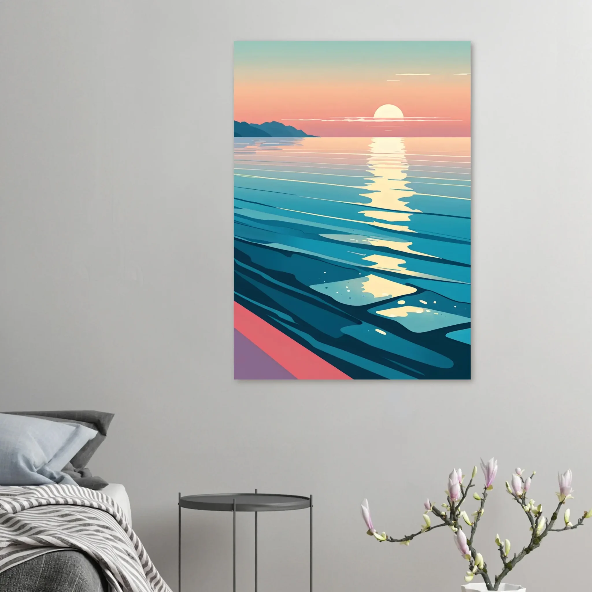 EU Giclée Print Poster GOLDEN ALIGNMENT. Fine Art Wall Art with Archival Quality. Printed, packaged, and shipped in the EU. Exclusive ColorVanta design.