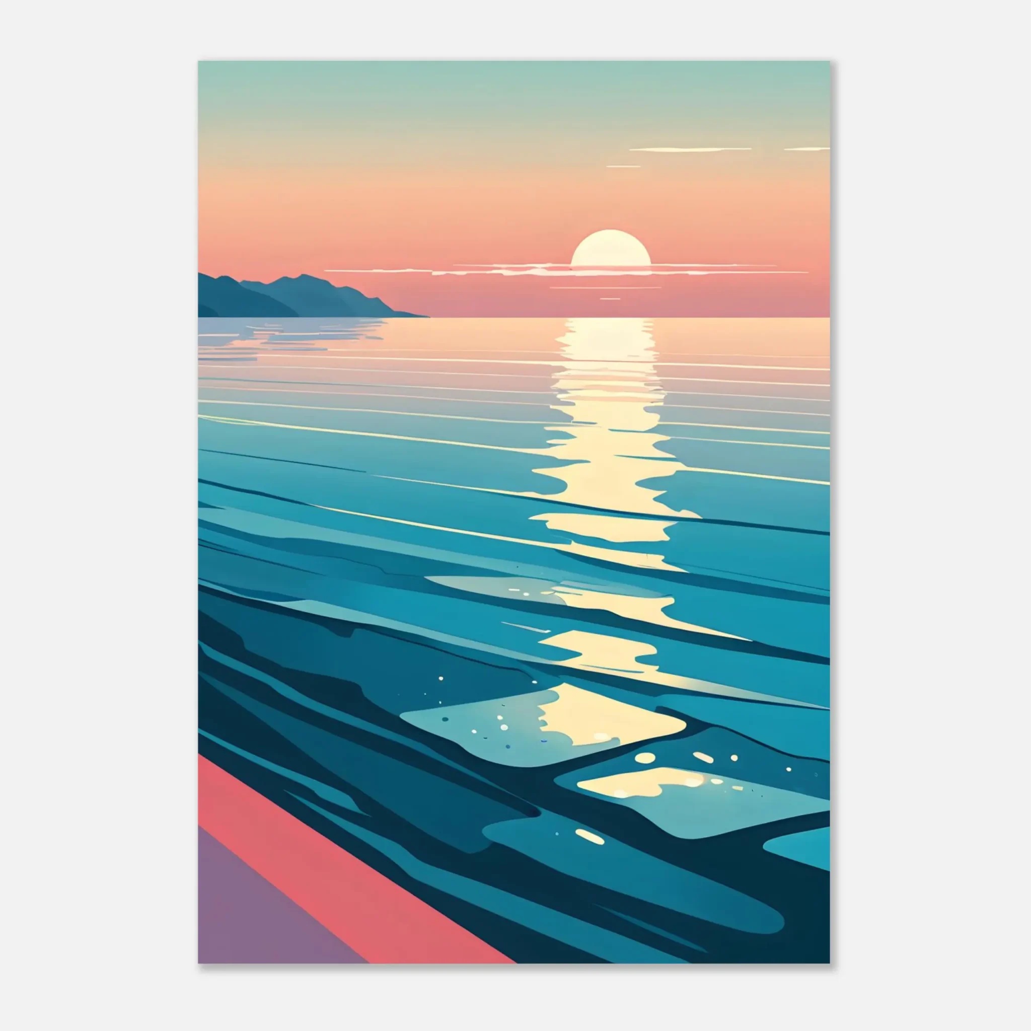 EU Giclée Print Poster GOLDEN ALIGNMENT. Fine Art Wall Art with Archival Quality. Printed, packaged, and shipped in the EU. Exclusive ColorVanta design.