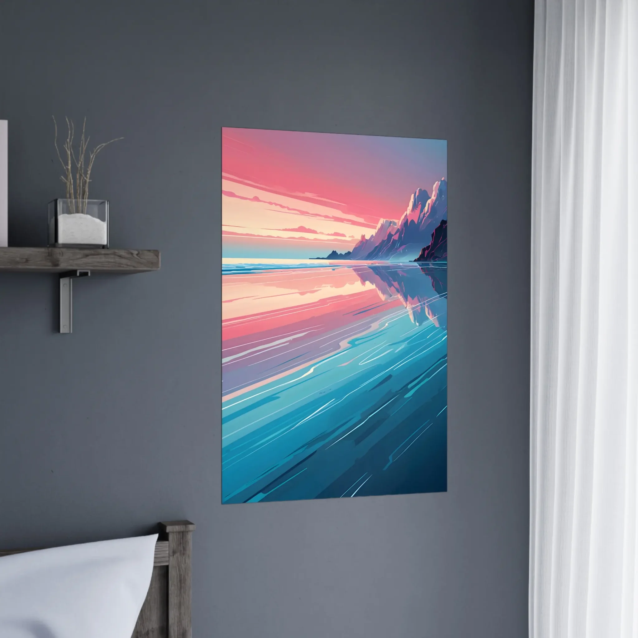 EU Giclée Print Poster HORIZON DRIFT. Fine Art Wall Art with Archival Quality. Printed, packaged, and shipped in the EU. Exclusive ColorVanta design.
