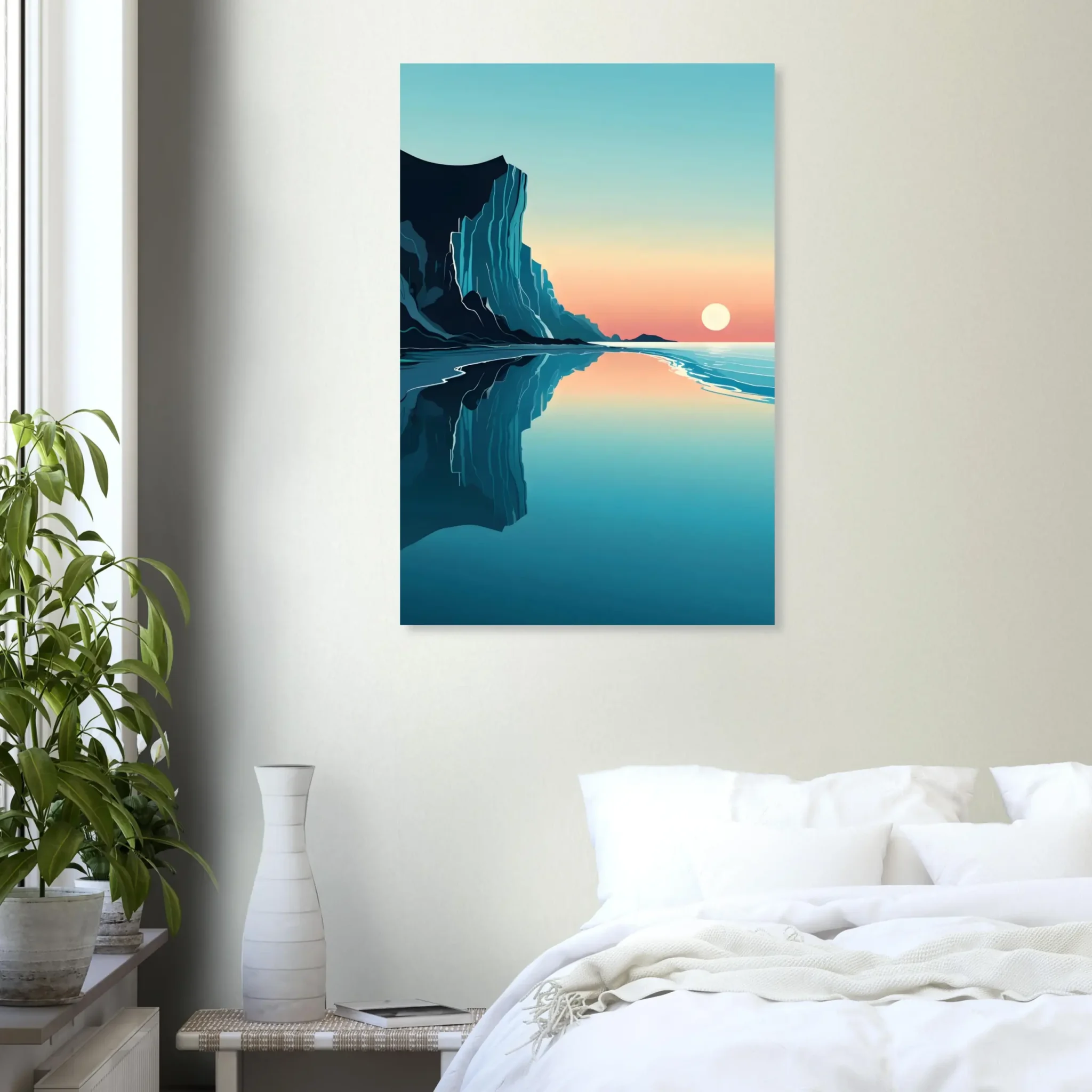EU Giclée Print Poster REFLECTED EDGE. Fine Art Wall Art with Archival Quality. Printed, packaged, and shipped in the EU. Exclusive ColorVanta design.