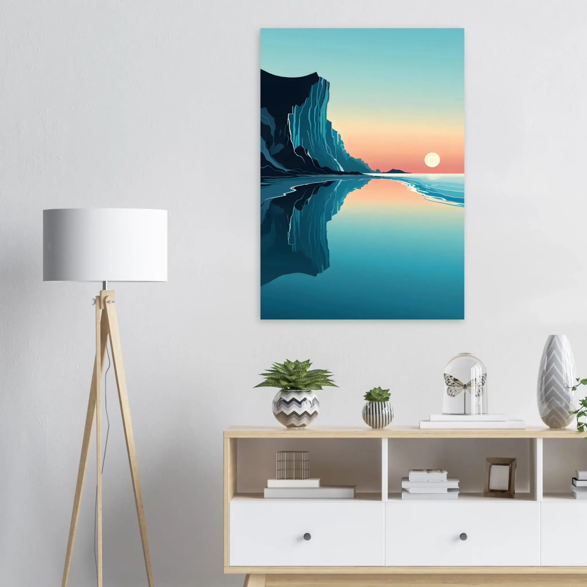 EU Giclée Print Poster REFLECTED EDGE. Fine Art Wall Art with Archival Quality. Printed, packaged, and shipped in the EU. Exclusive ColorVanta design.