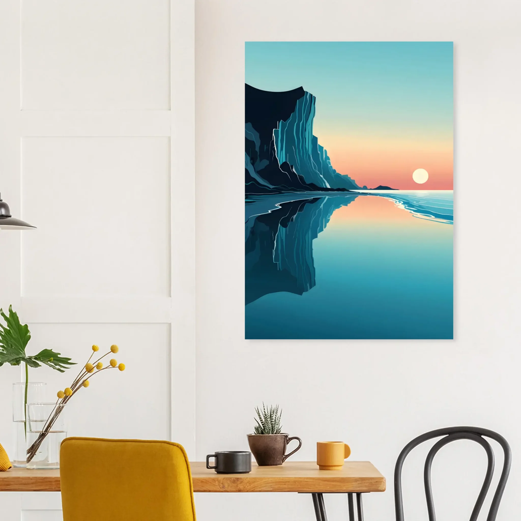 EU Giclée Print Poster REFLECTED EDGE. Fine Art Wall Art with Archival Quality. Printed, packaged, and shipped in the EU. Exclusive ColorVanta design.