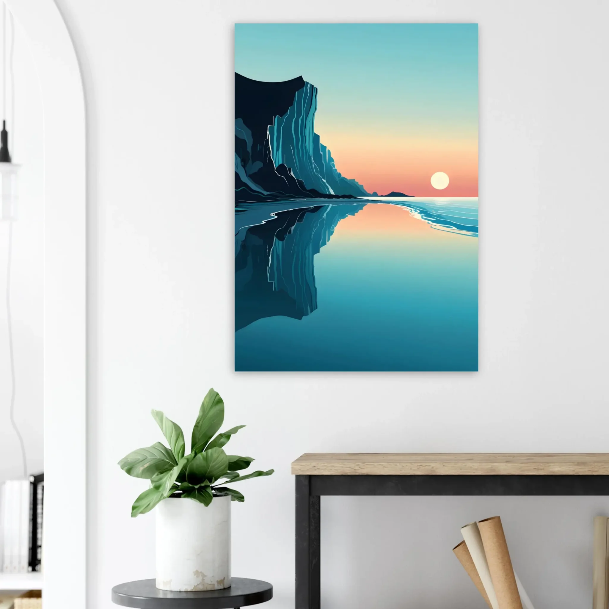 EU Giclée Print Poster REFLECTED EDGE. Fine Art Wall Art with Archival Quality. Printed, packaged, and shipped in the EU. Exclusive ColorVanta design.