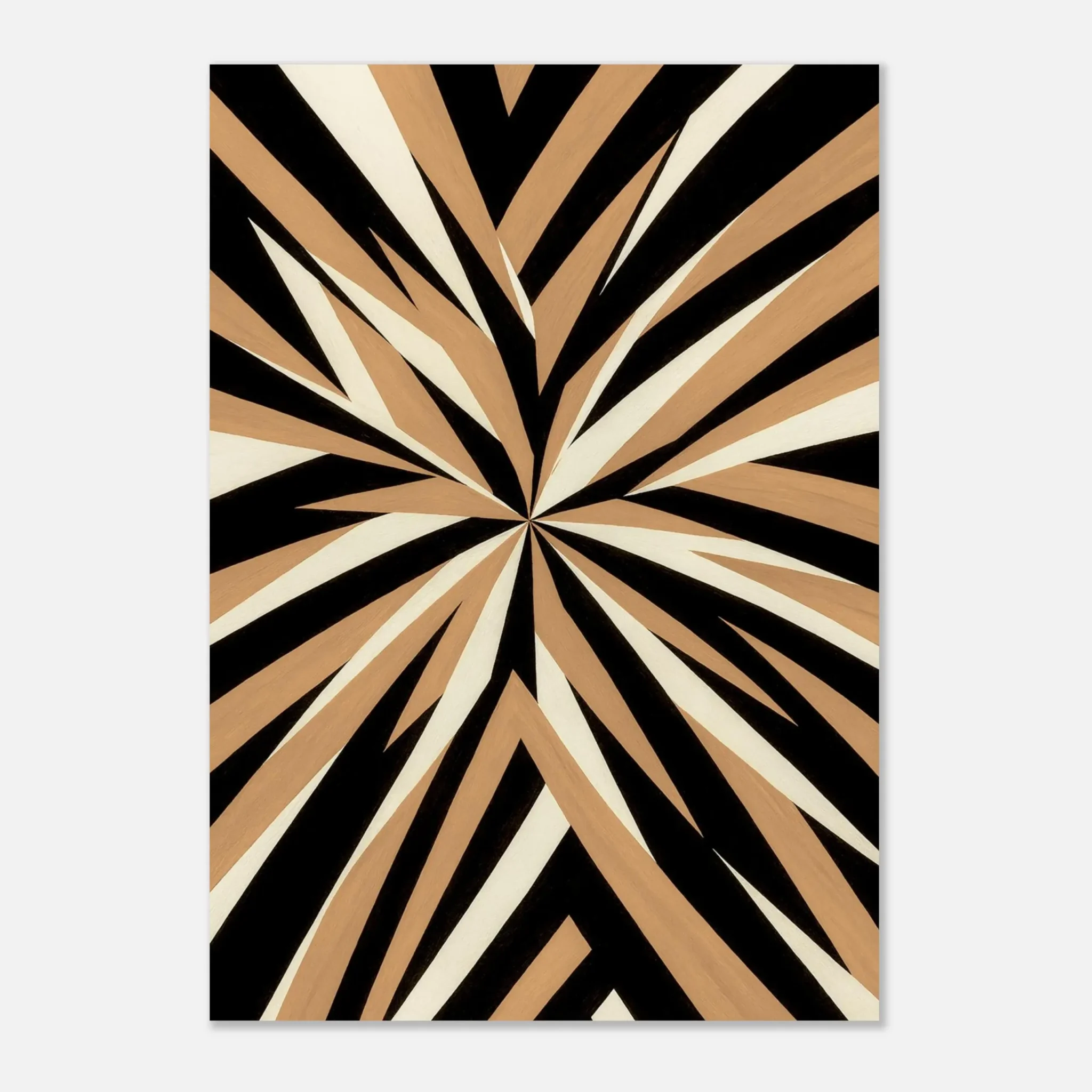 EU Giclée Print Poster COPPER BRONZE RADIANCE. Fine Art Wall Art with Archival Quality. Printed, packaged, and shipped in the EU. Exclusive ColorVanta design.