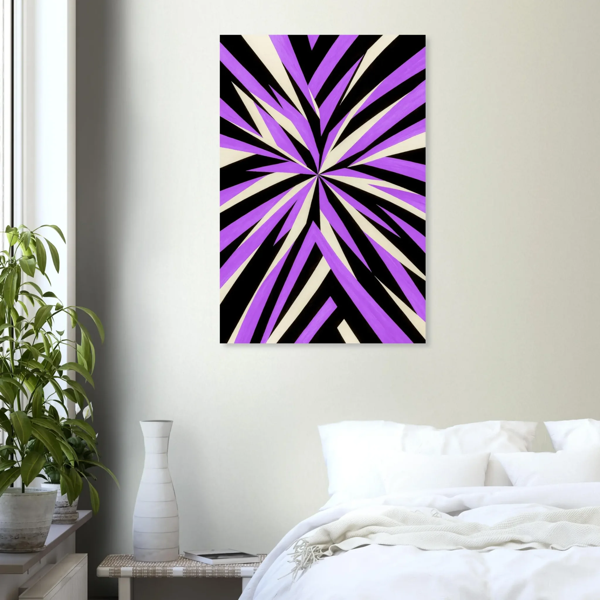 EU Giclée Print Poster VIOLET FORCE. Fine Art Wall Art with Archival Quality. Printed, packaged, and shipped in the EU. Exclusive ColorVanta design.