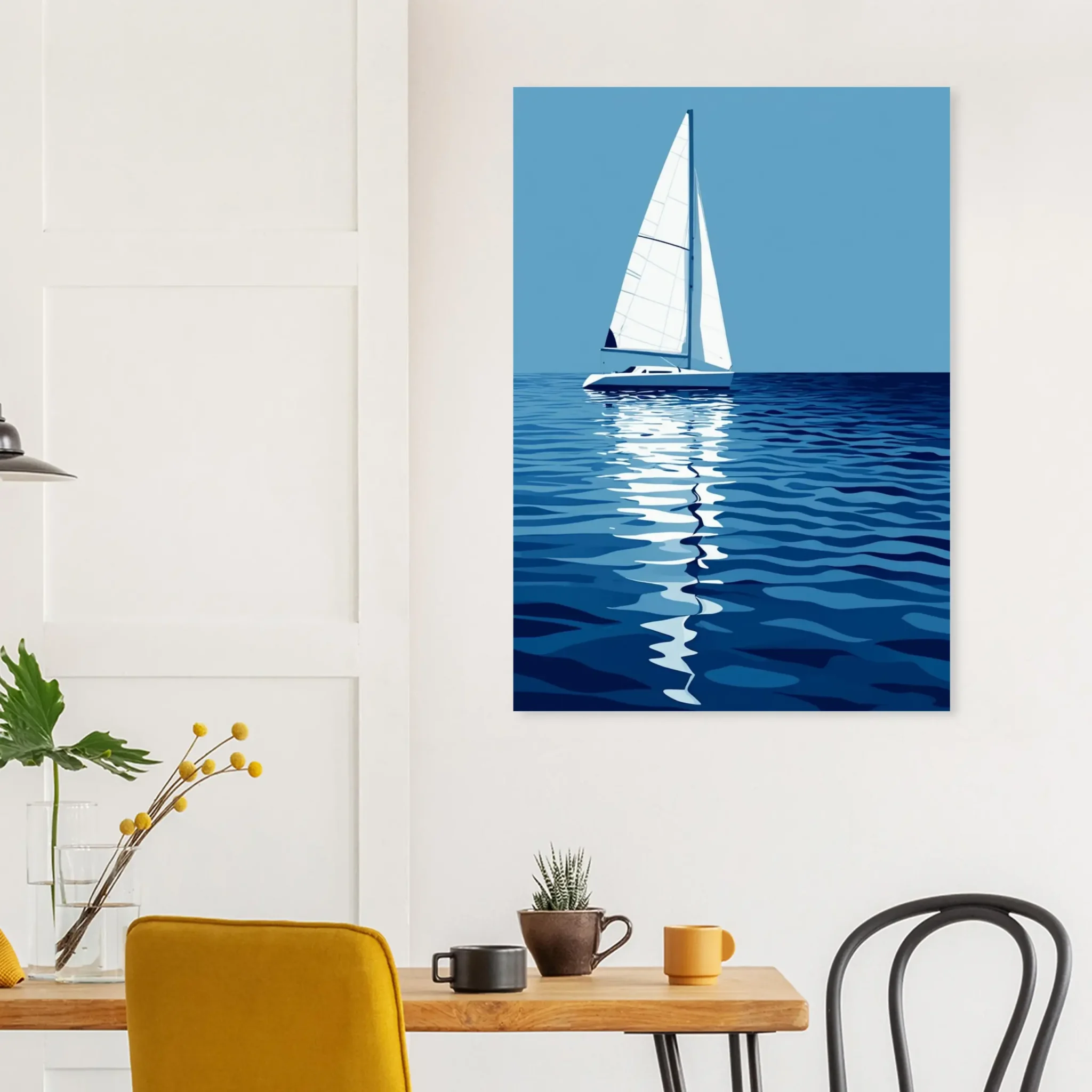 Abstract colorful wall art print design by ColorVanta.