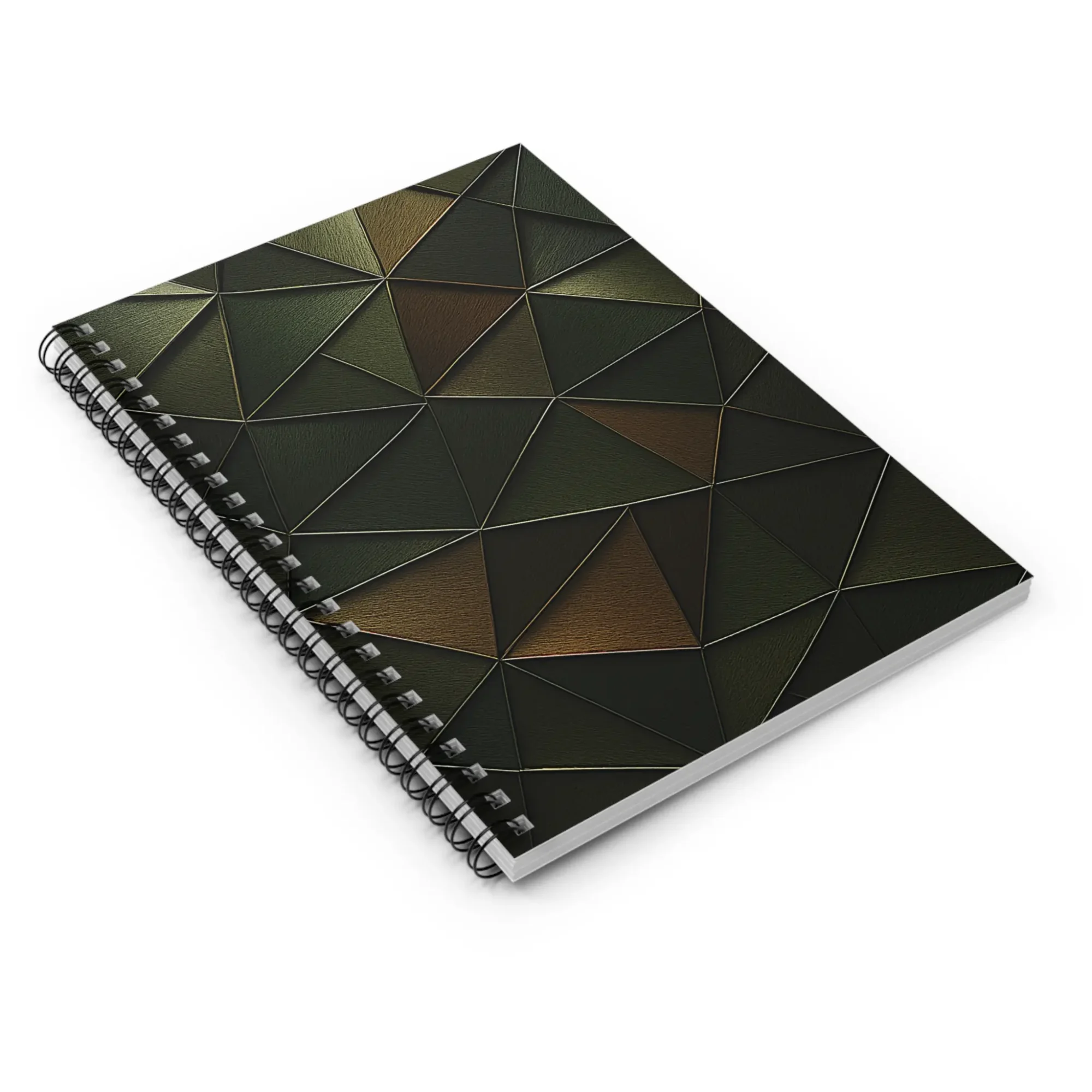 US Spiral Notebook Ruled Lines TRIANGULAR OLIVE 2 US Spiral Notebook Ruled Lines TRIANGULAR OLIVE 2